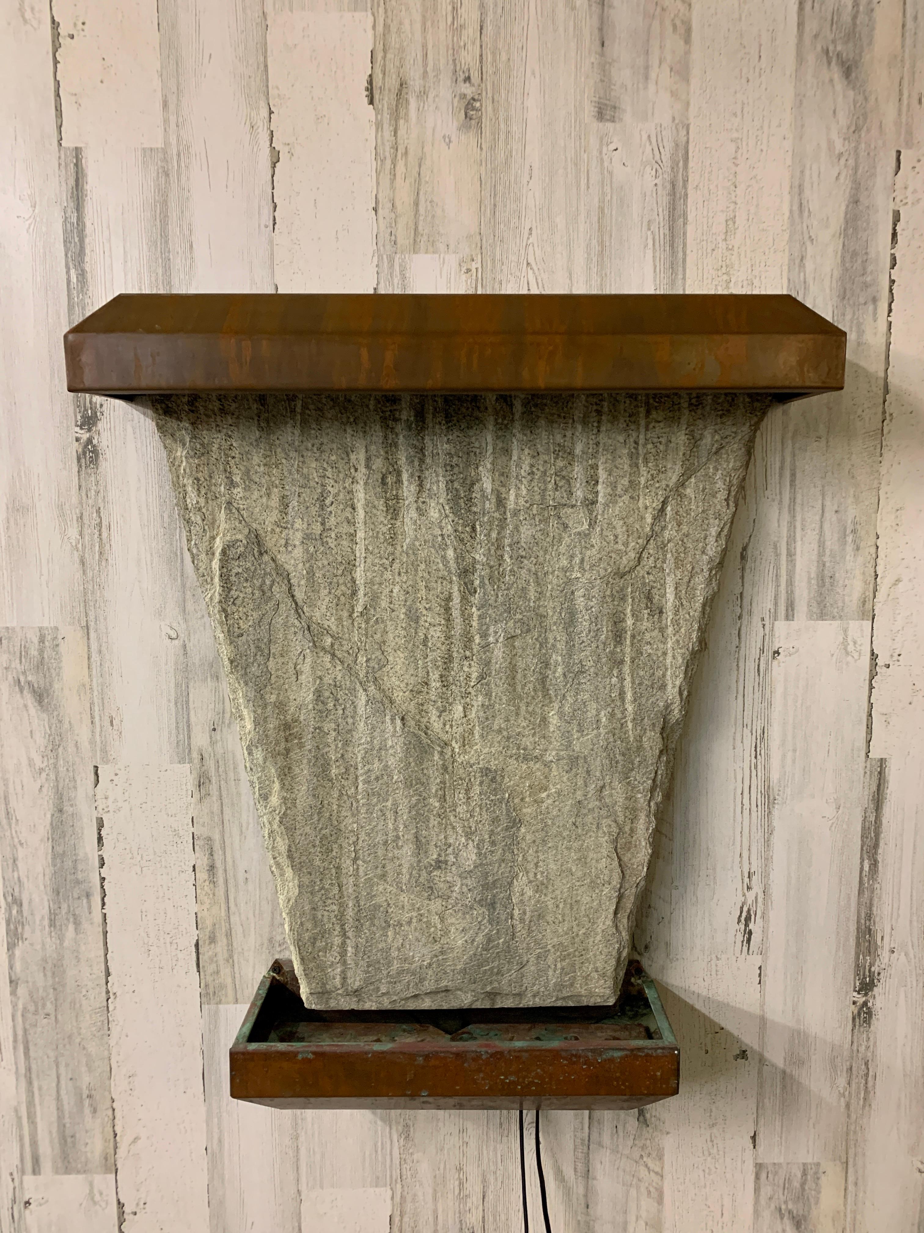 Modernist 20th Century Wall Fountain For Sale 6
