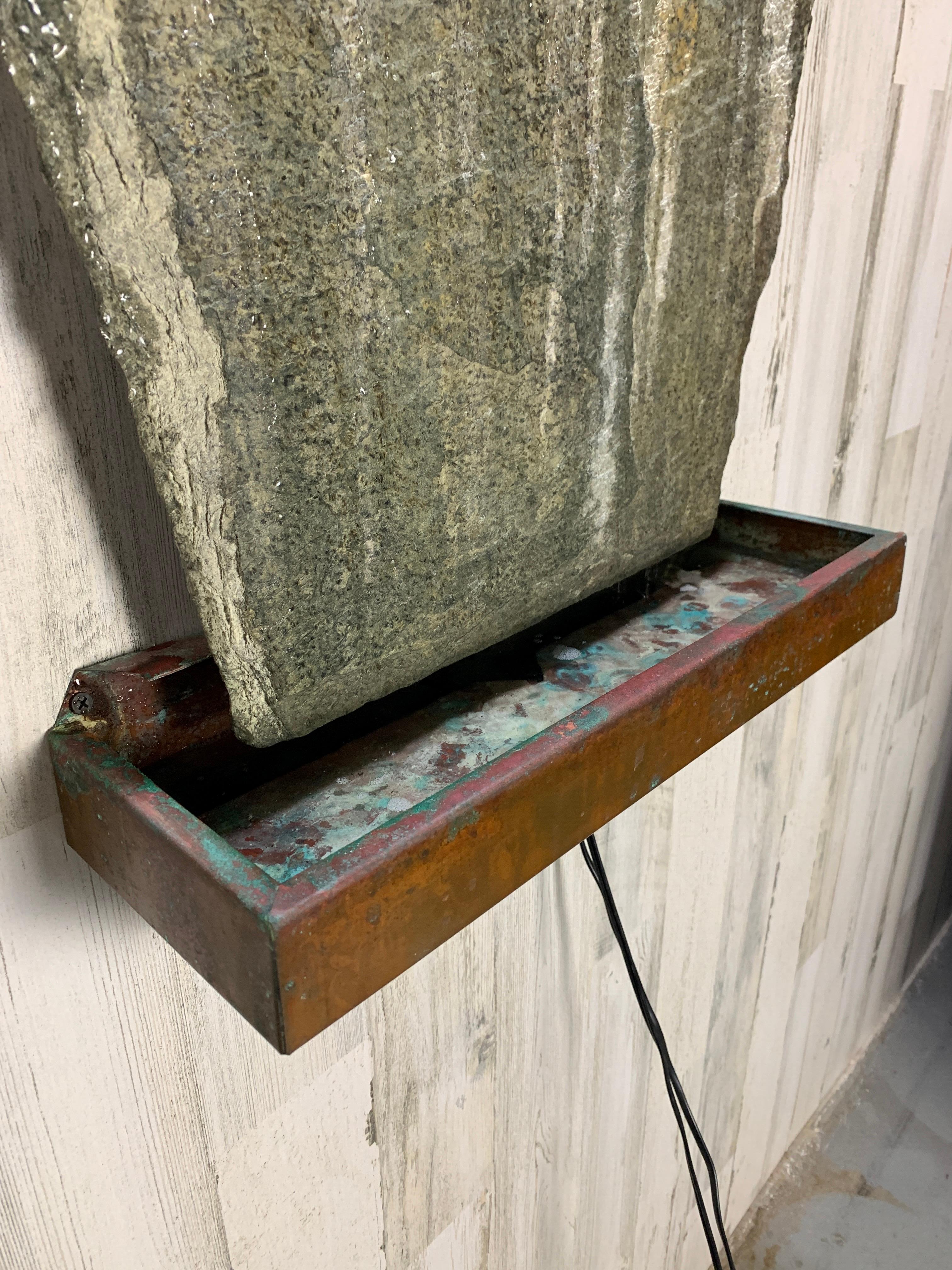 North American Modernist 20th Century Wall Fountain For Sale