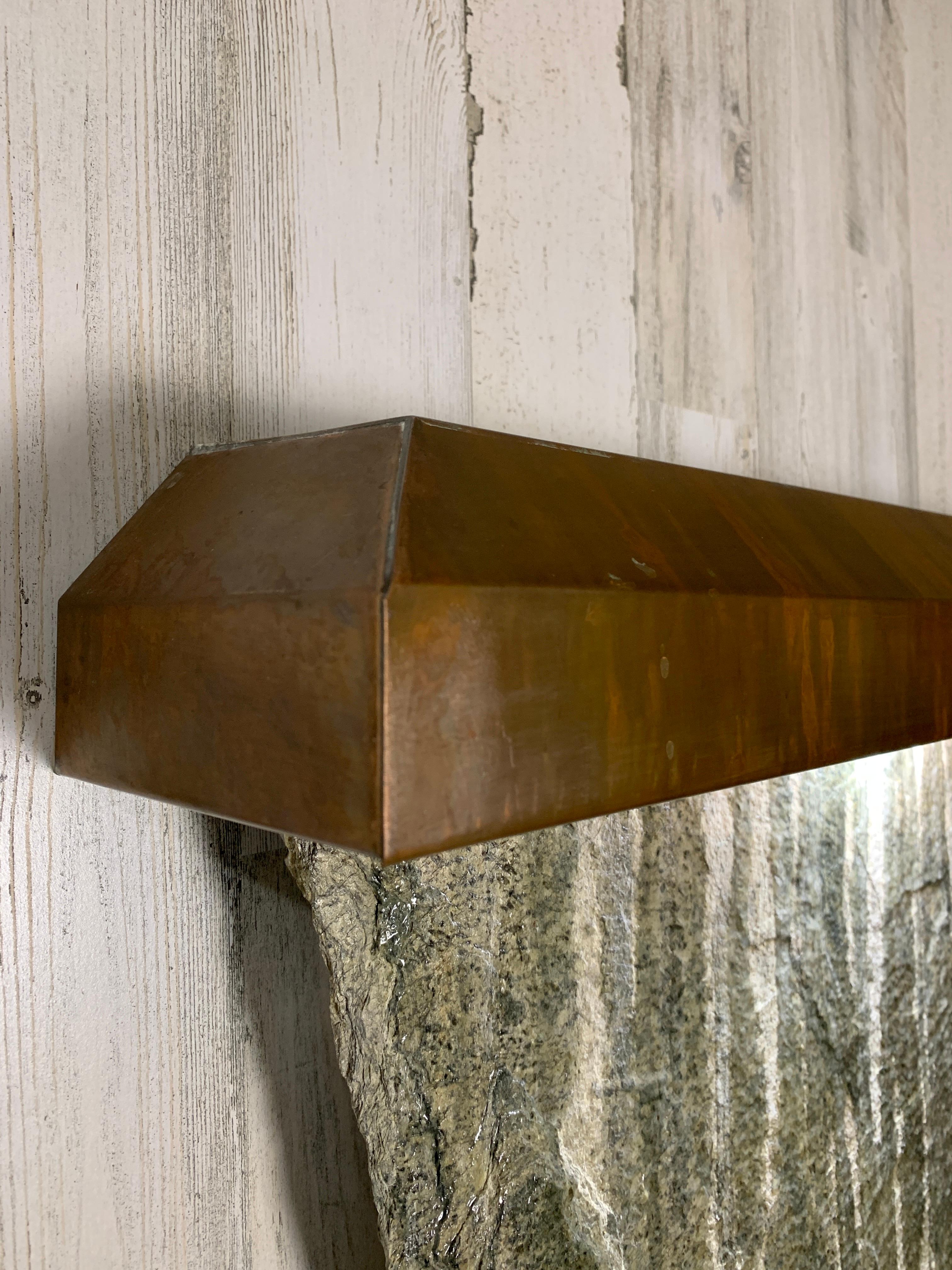 Modernist 20th Century Wall Fountain For Sale 1