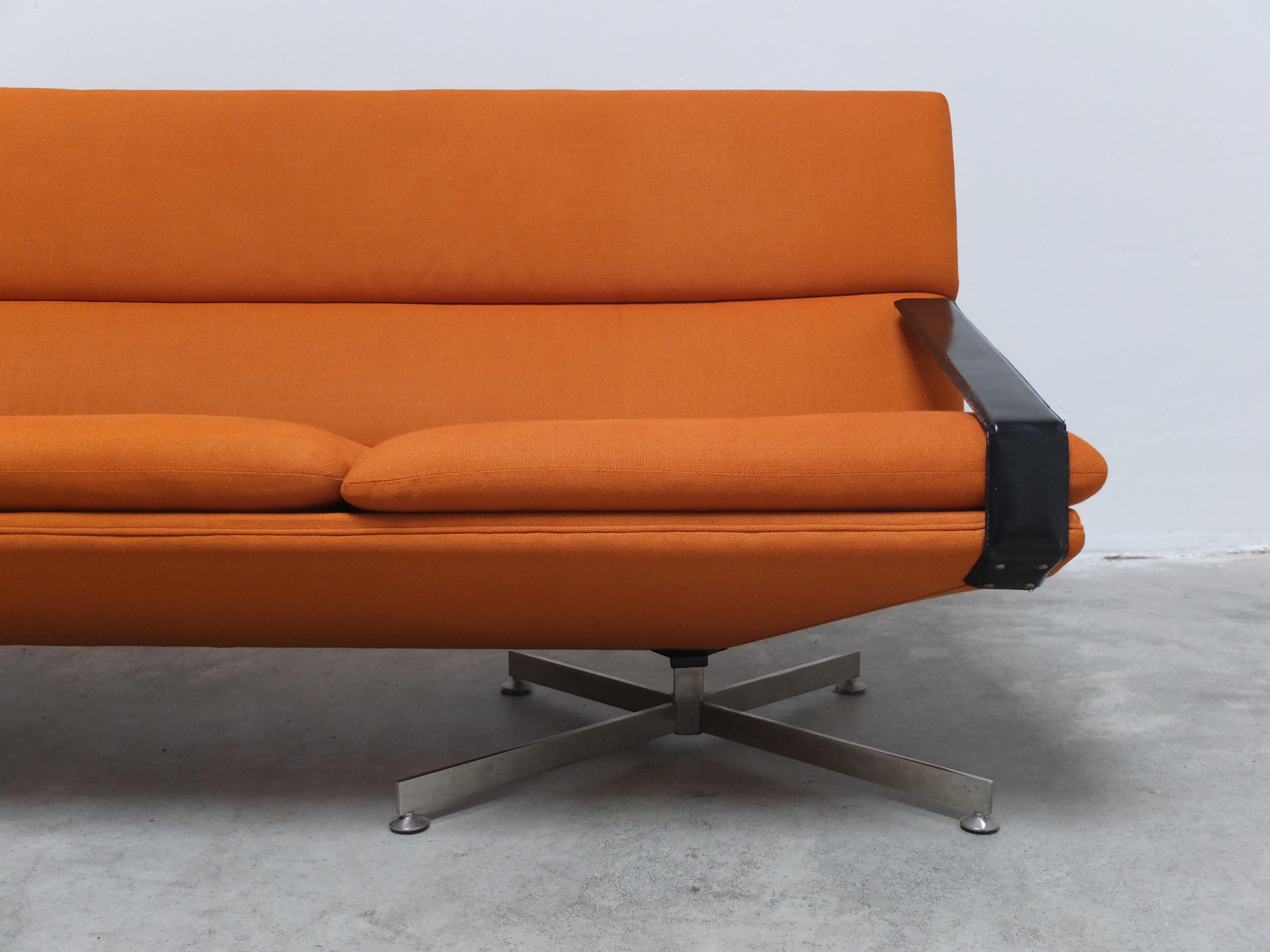 Modernist 3-Seater Sofa by Georges Van Rijck for Beaufort, 1960s 7