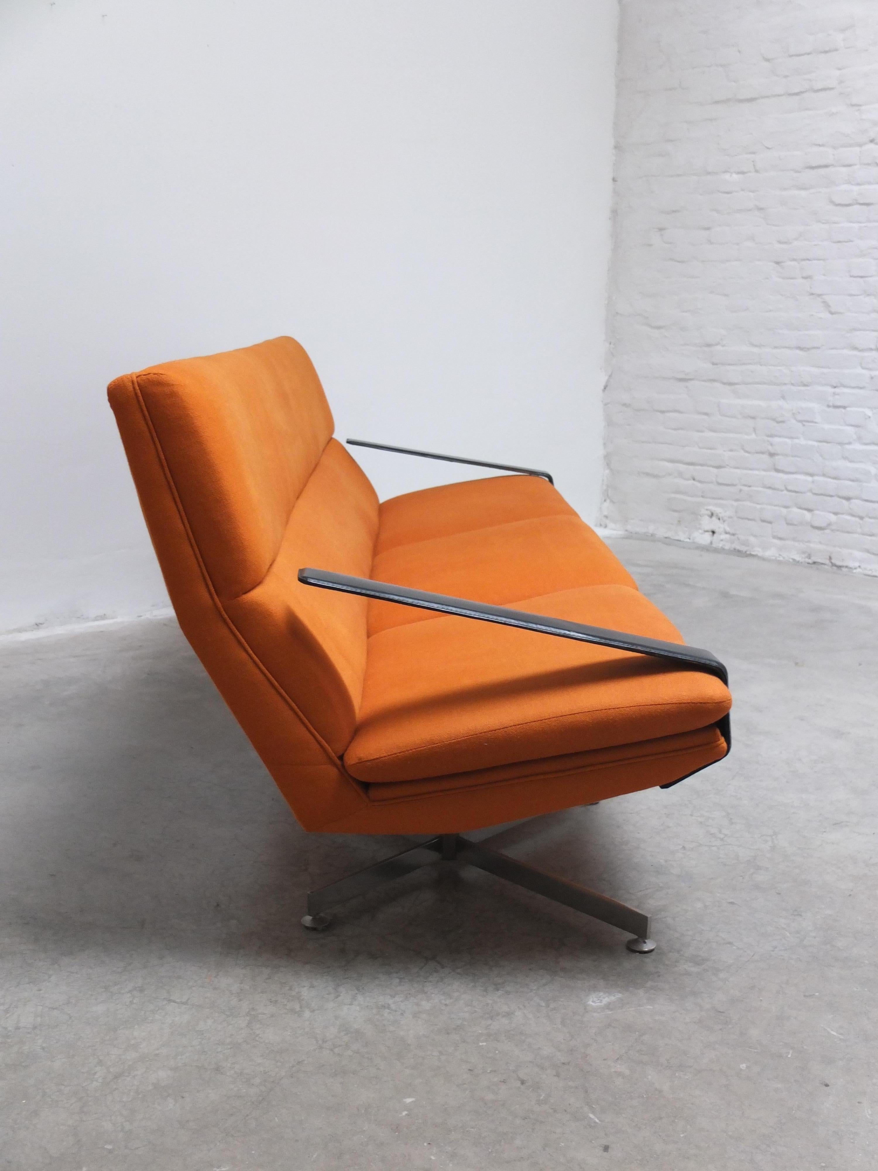 Modernist 3-Seater Sofa by Georges Van Rijck for Beaufort, 1960s 12