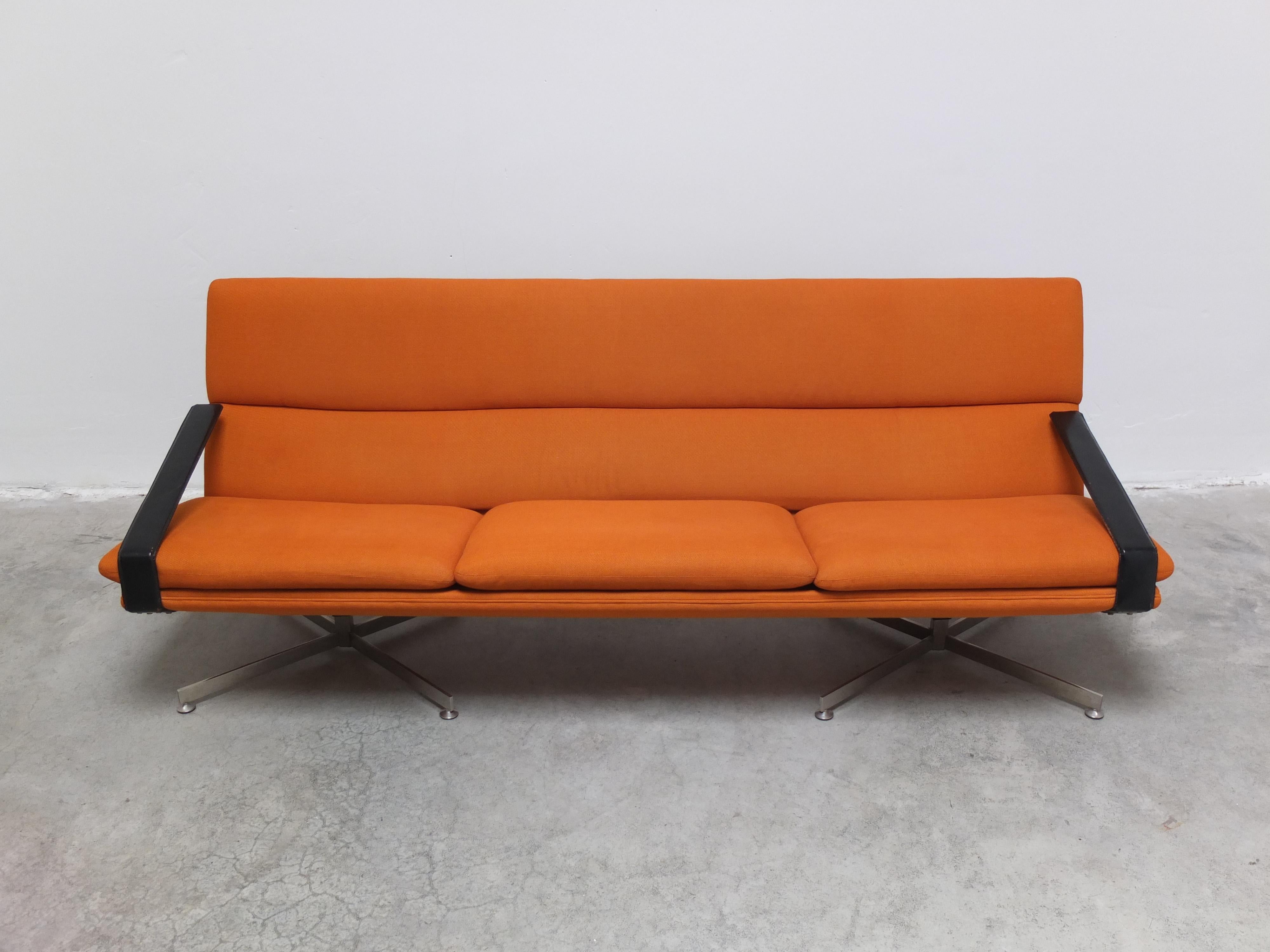 20th Century Modernist 3-Seater Sofa by Georges Van Rijck for Beaufort, 1960s