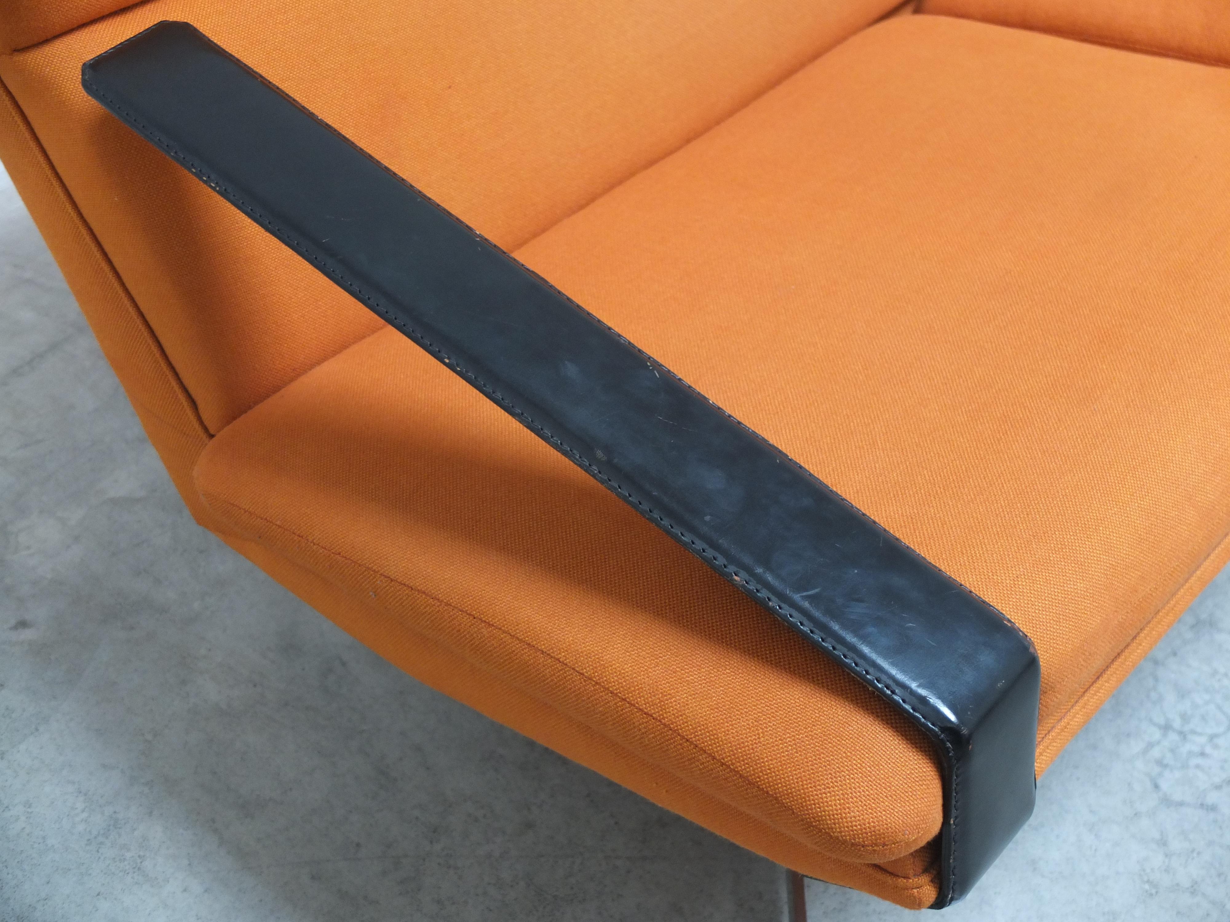 Modernist 3-Seater Sofa by Georges Van Rijck for Beaufort, 1960s 1
