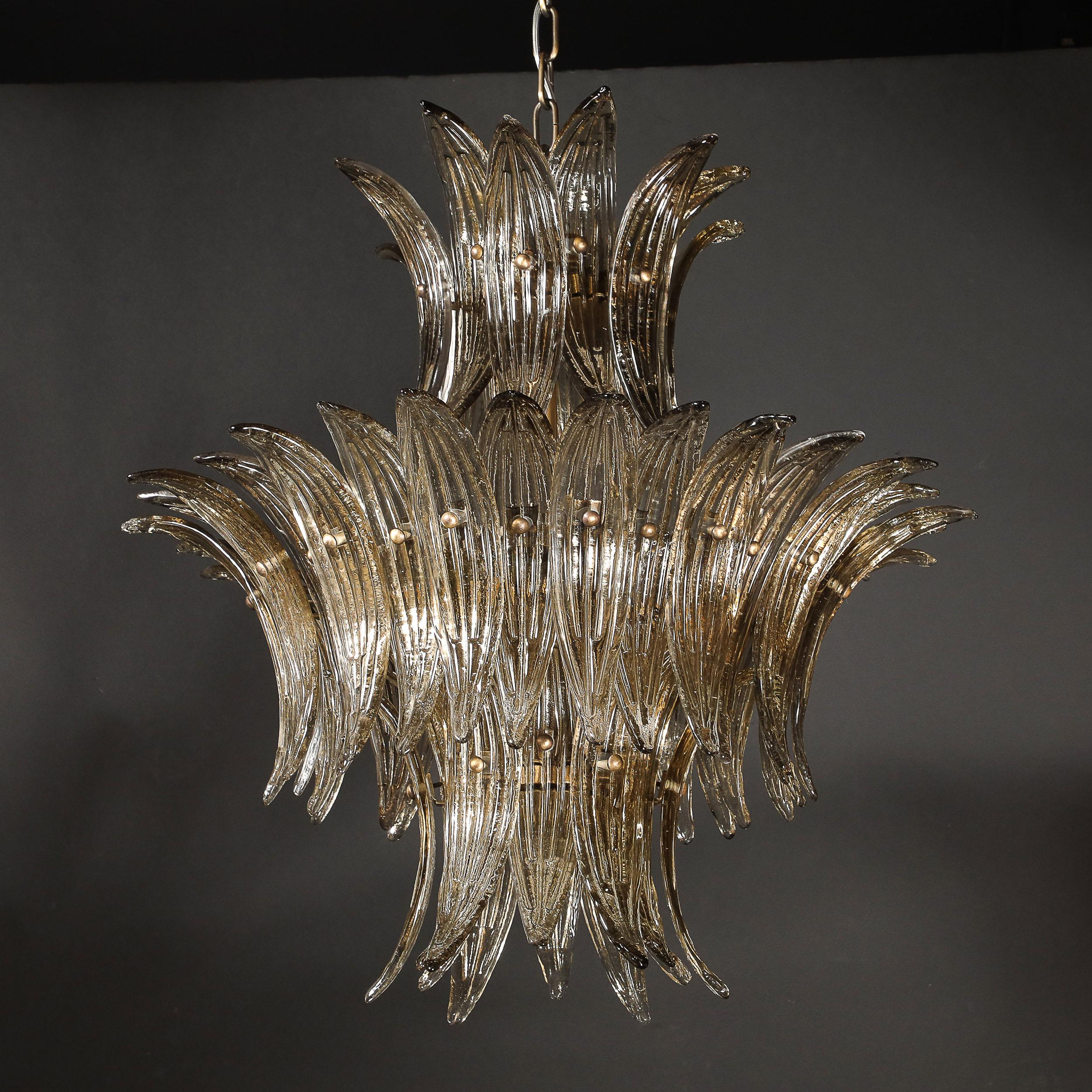 Lustre moderniste à 3 niveaux 