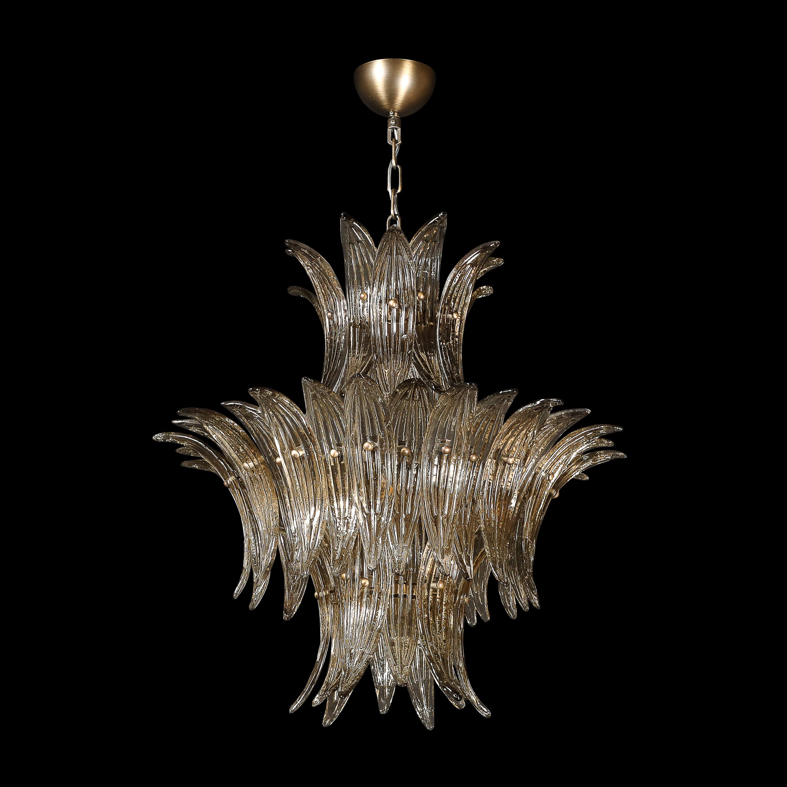 Moderne Lustre moderniste à 3 niveaux 