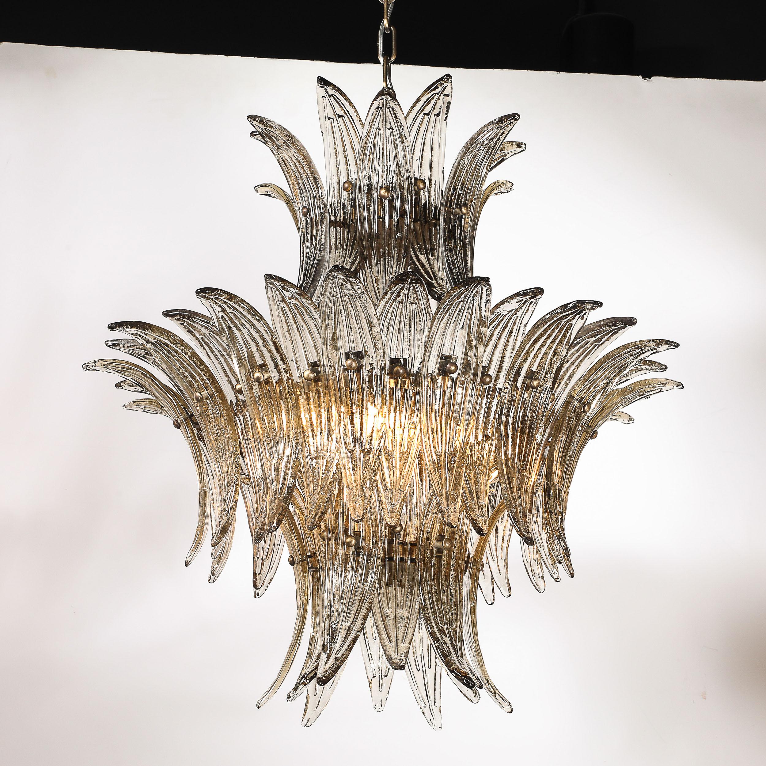 italien Lustre moderniste à 3 niveaux 