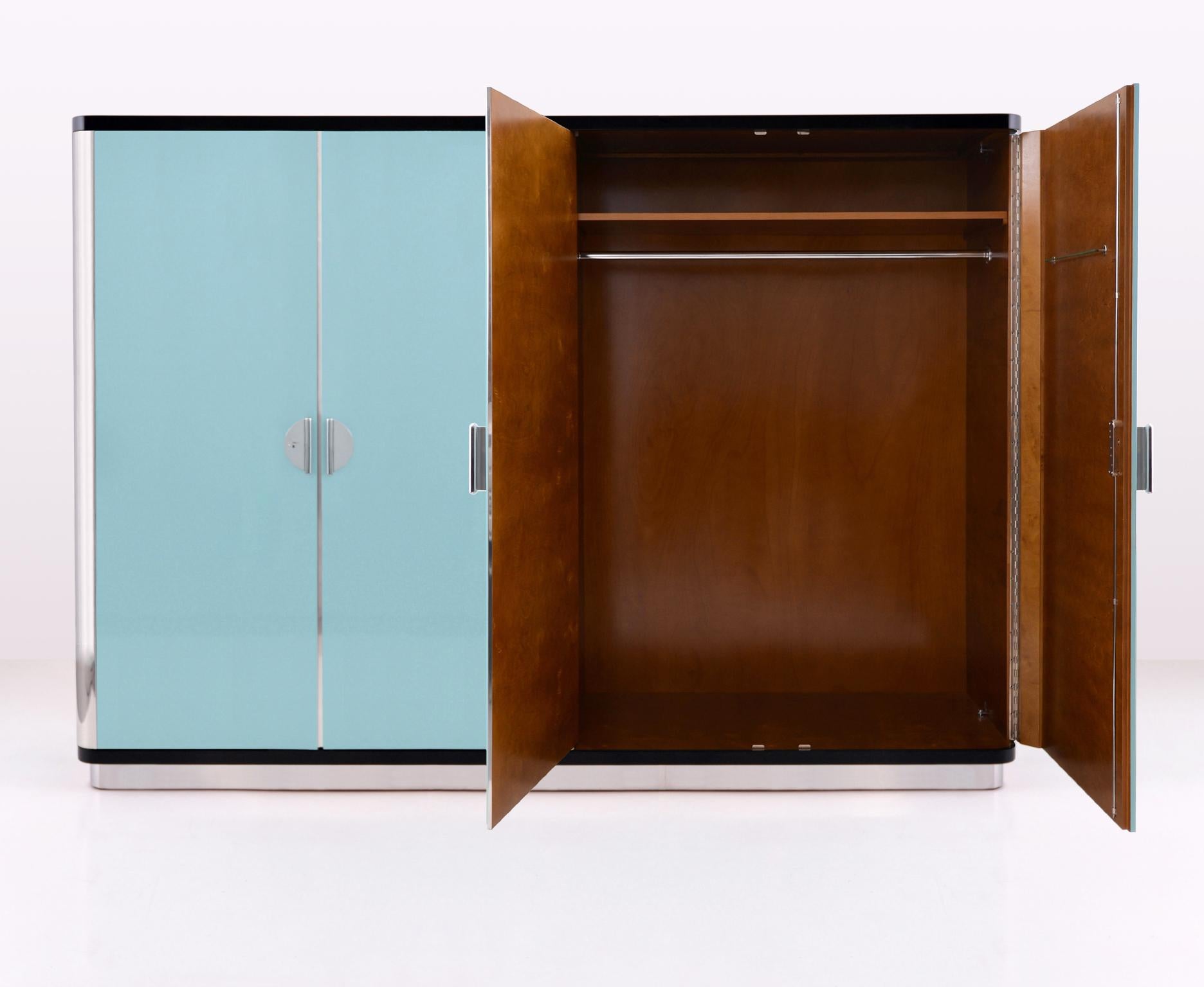 high gloss doors wardrobe