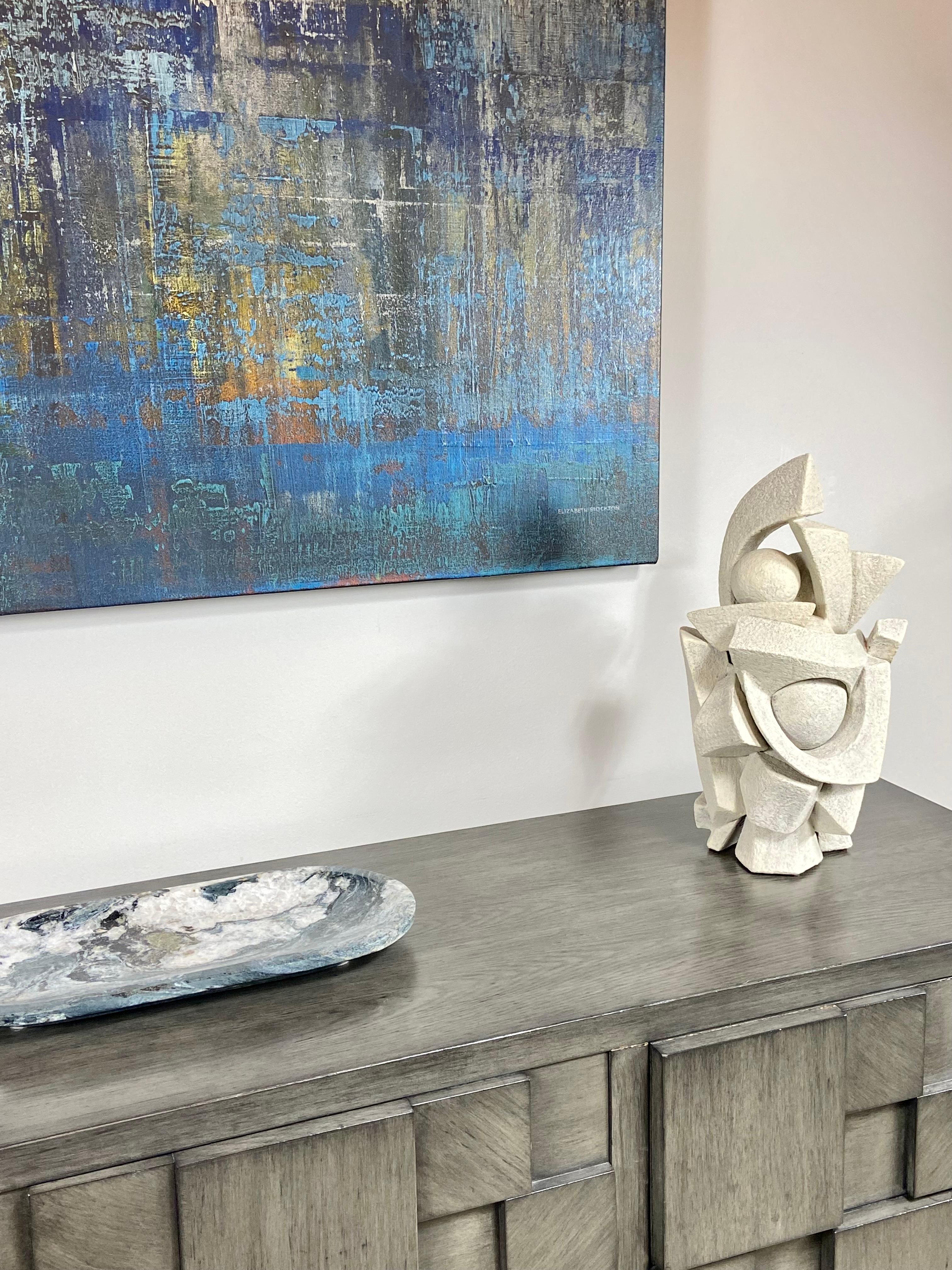 Abstrakte Keramik-Skulptur der Moderne von Titia Estes im Zustand „Neu“ im Angebot in Norwalk, CT