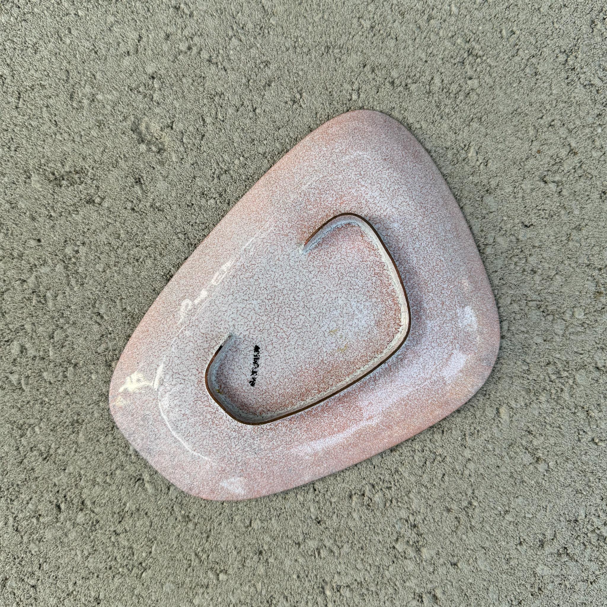 Modernist Abstract Enamel on Copper Tray, c.1960 8
