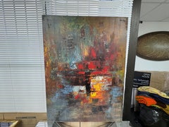 Modernist Abstract Oil Painting