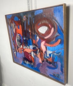 Modernist Abstract oil painting on canvas by WNY Artist Polly King