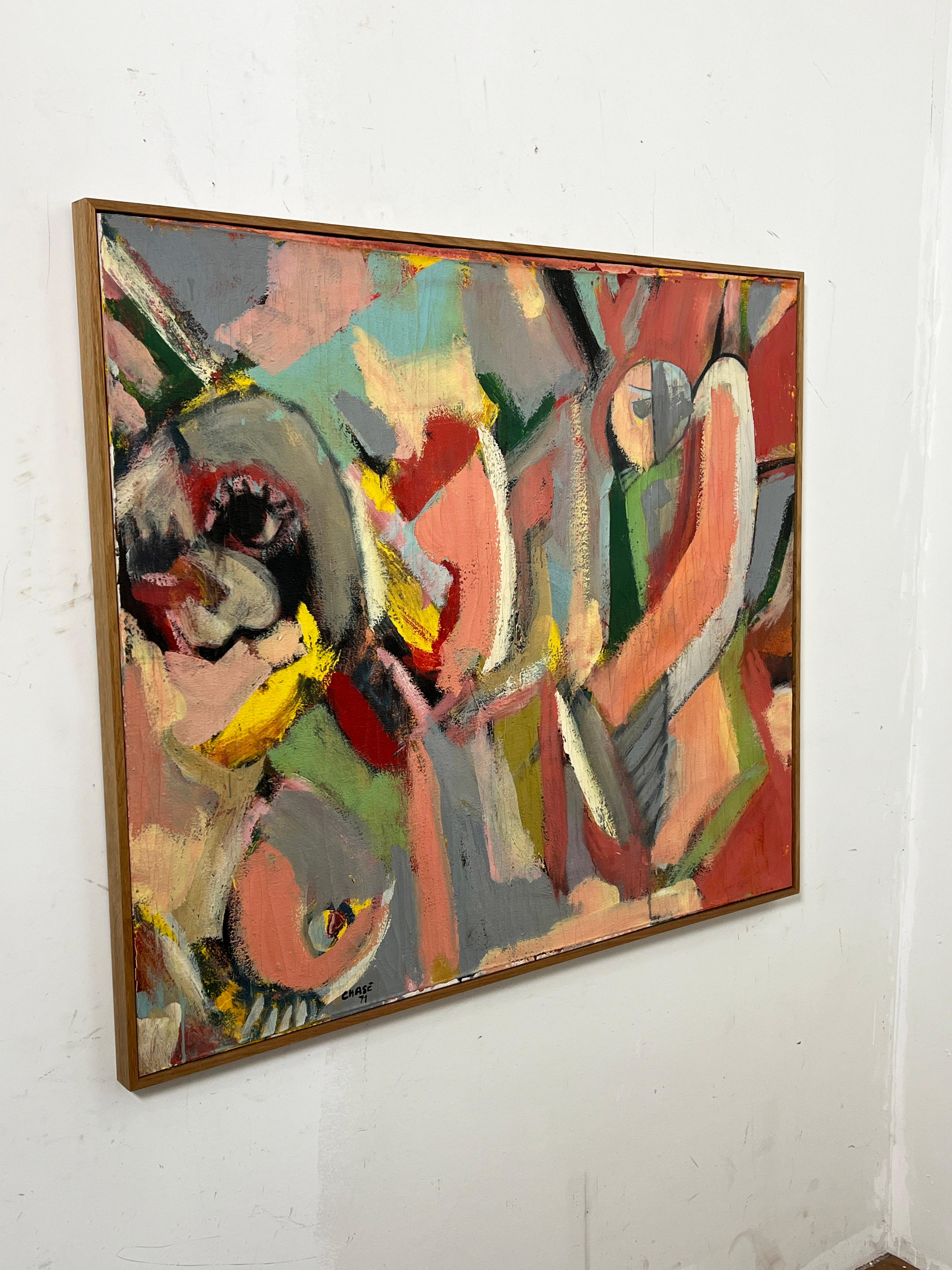 Modernist Abstract Painting by Chase Bailey Titled 