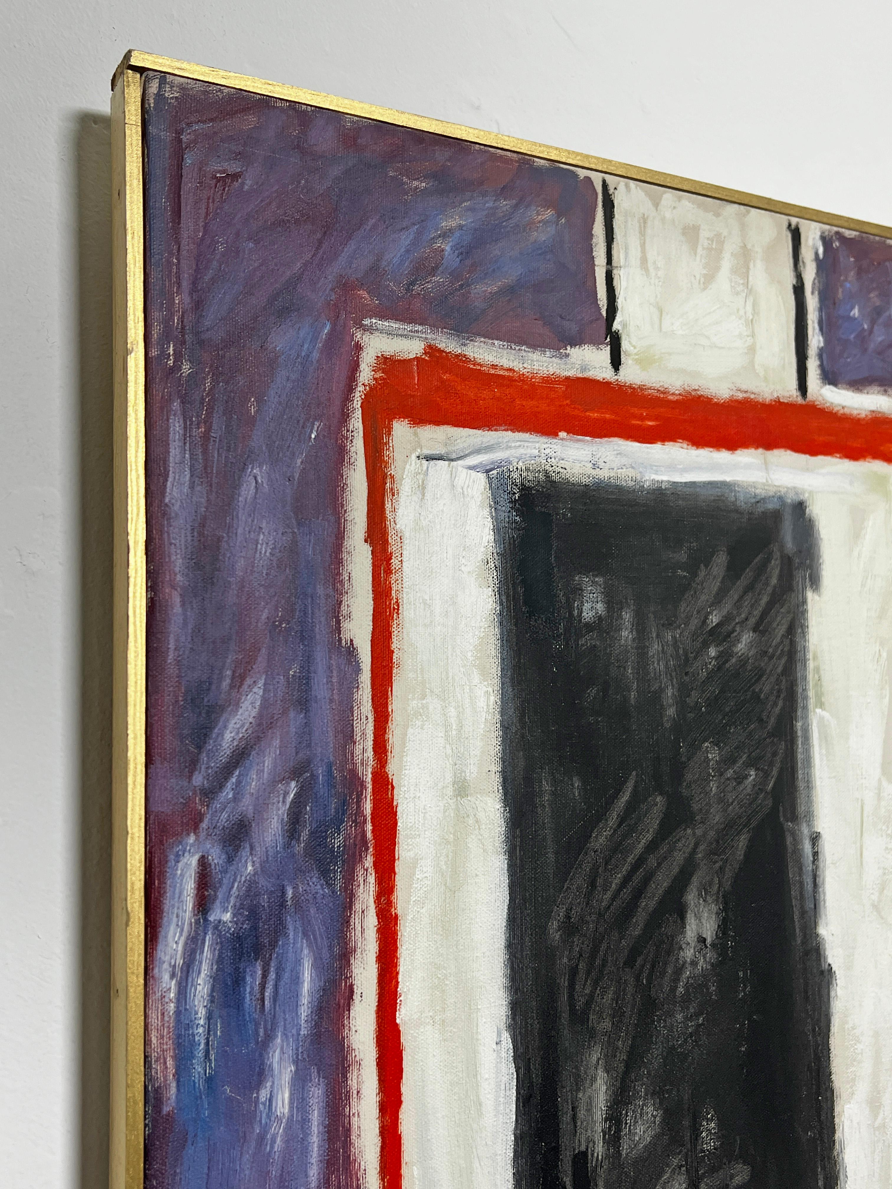 Quadro astratto modernista dell'espressionista di New York Phillip Callahan, circa anni '60 In condizioni buone in vendita a Peabody, MA