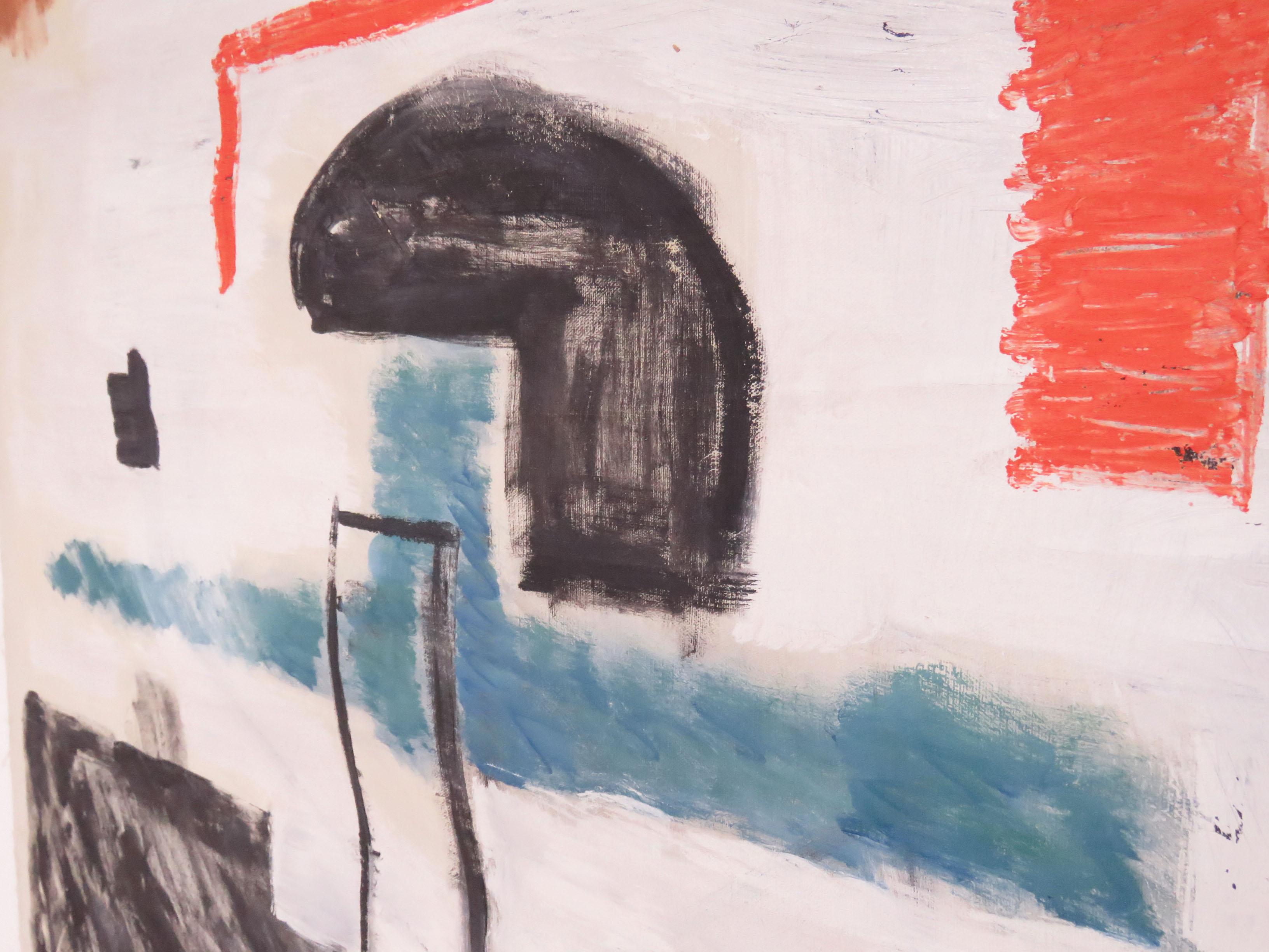 Modernist Abstract Painting by Phillip Callahan, circa 1960s 5