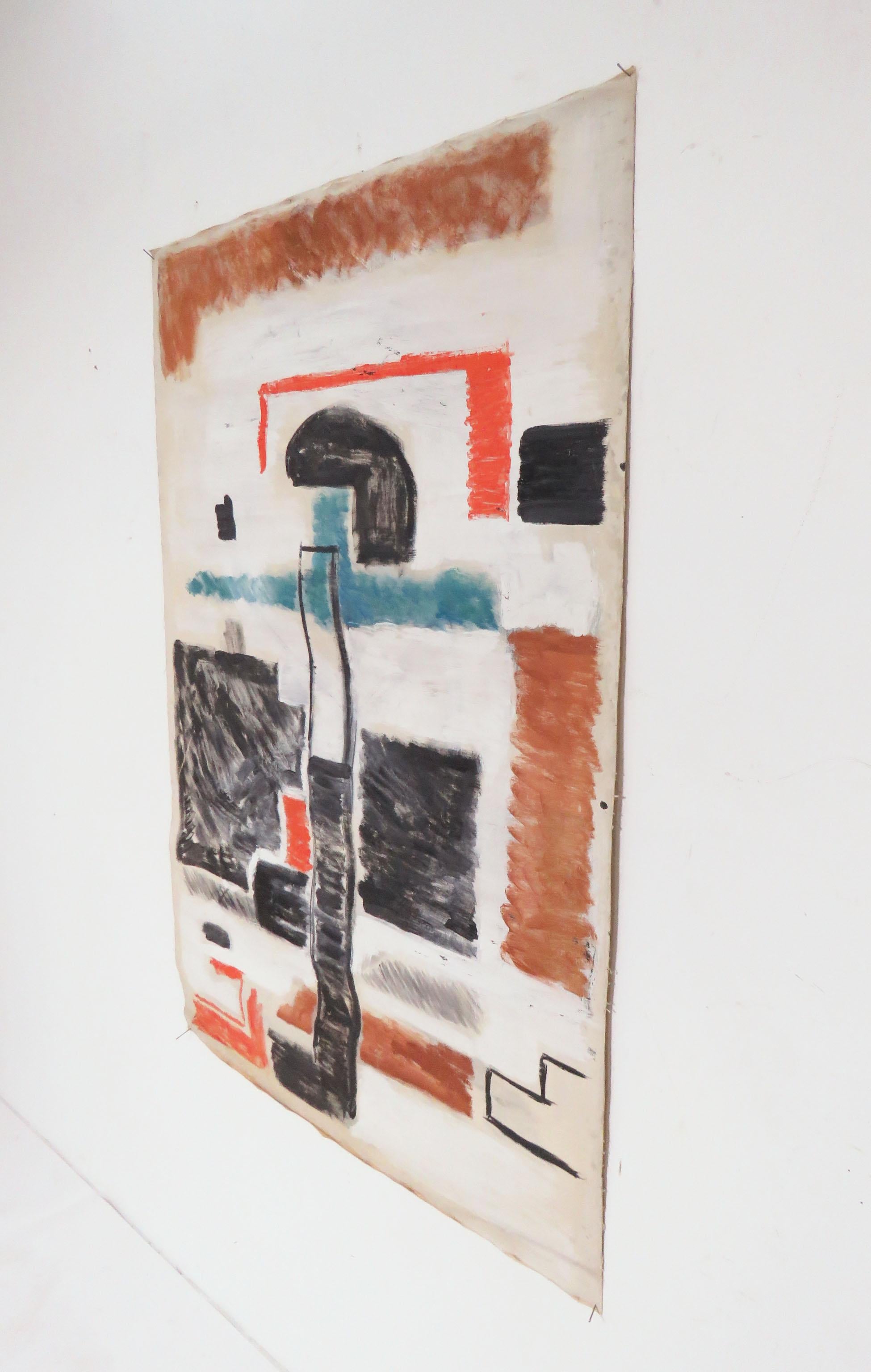 Modernist Abstract Painting by Phillip Callahan, circa 1960s 6