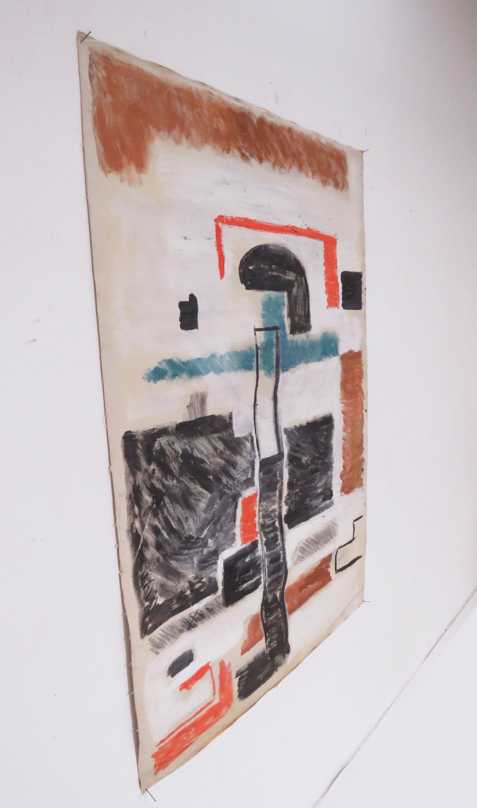 Modernist Abstract Painting by Phillip Callahan, circa 1960s 7