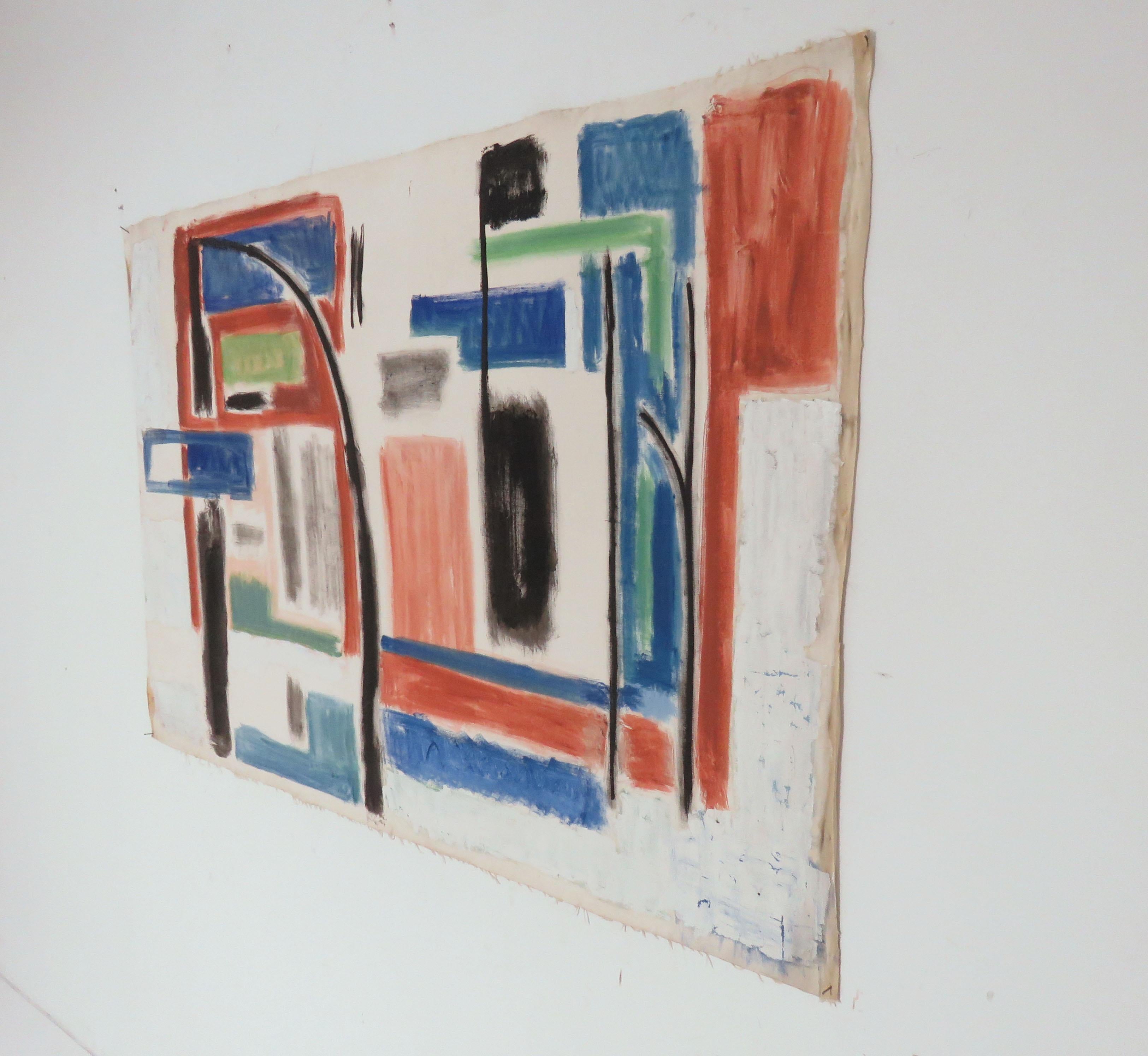 Modernist Abstract Painting by Phillip Callahan, circa 1960s 1