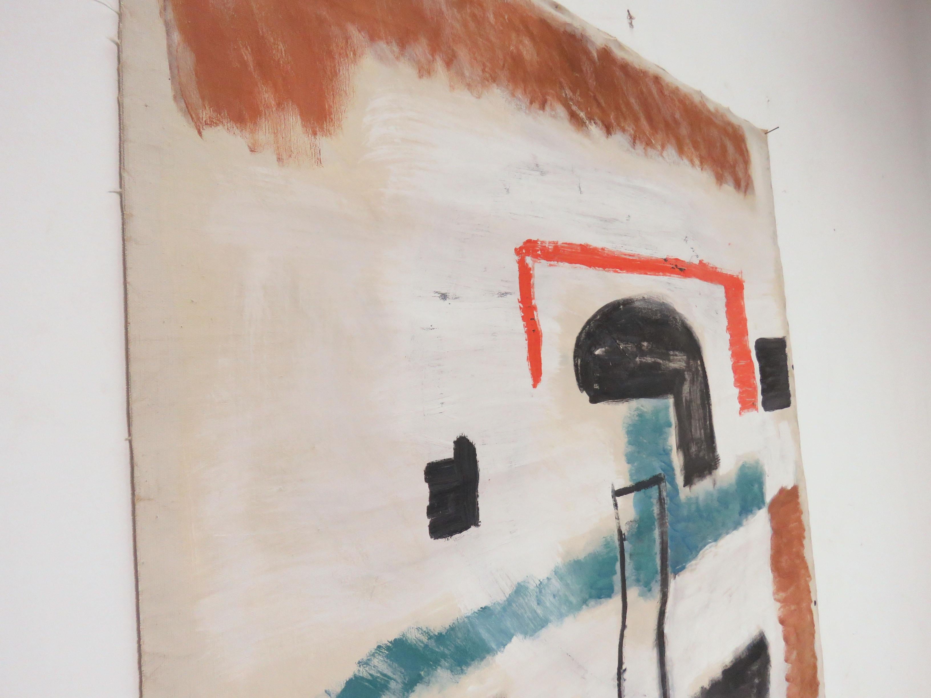Modernist Abstract Painting by Phillip Callahan, circa 1960s 2