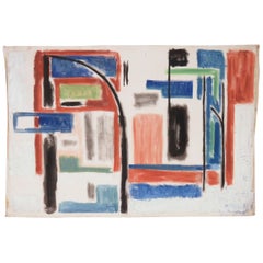 Modernist Abstract Painting by Phillip Callahan, circa 1960s