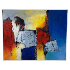 Modernist Abstract Painting Circa 1980s