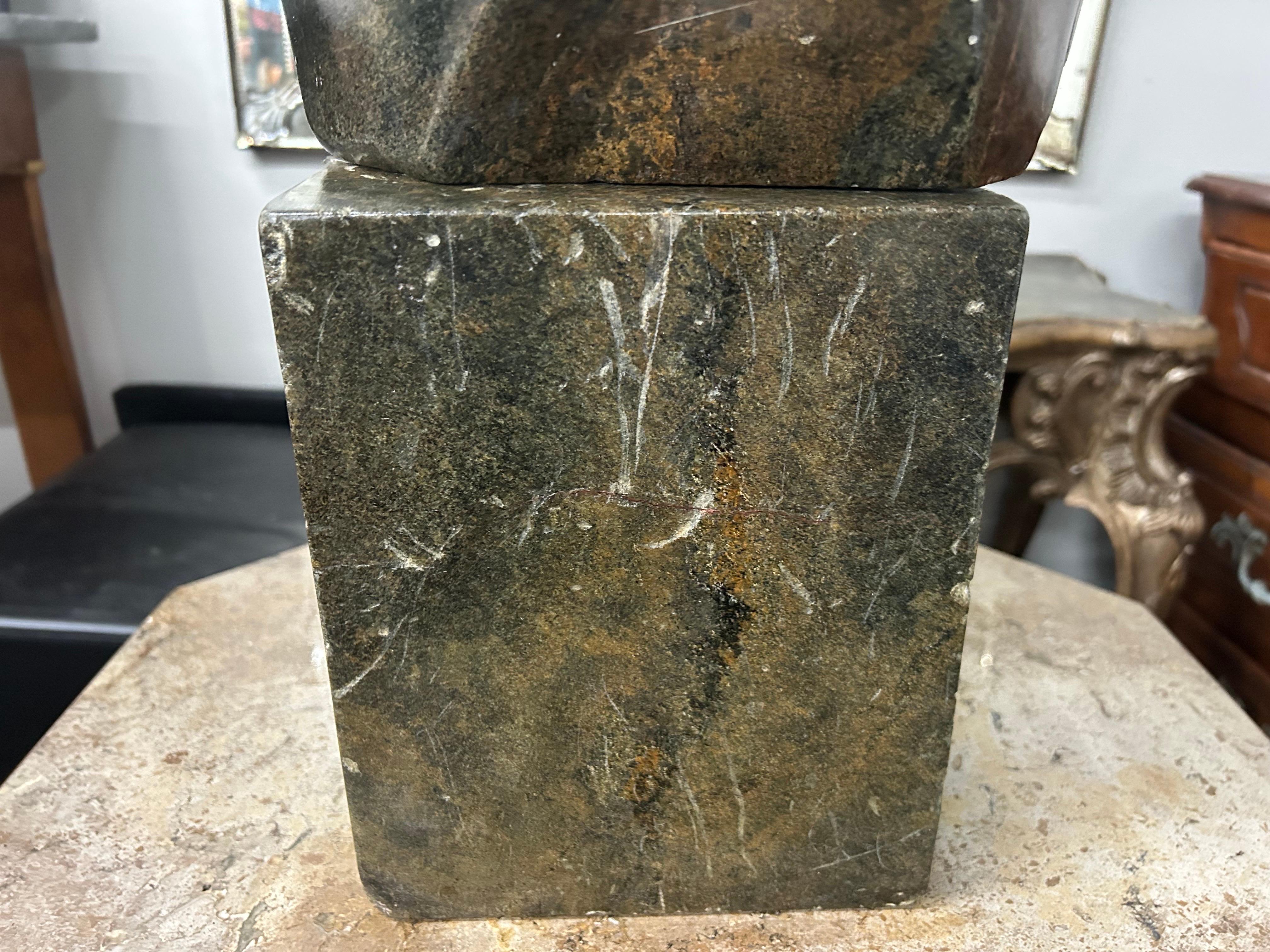 Modernist Abstract Stone Sculpture For Sale 5