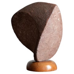 Vintage Modernist Abstract Stone Sculpture