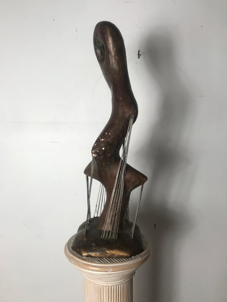 Modernist Abstract Table Sculpture By Don Frost After Noguchi For