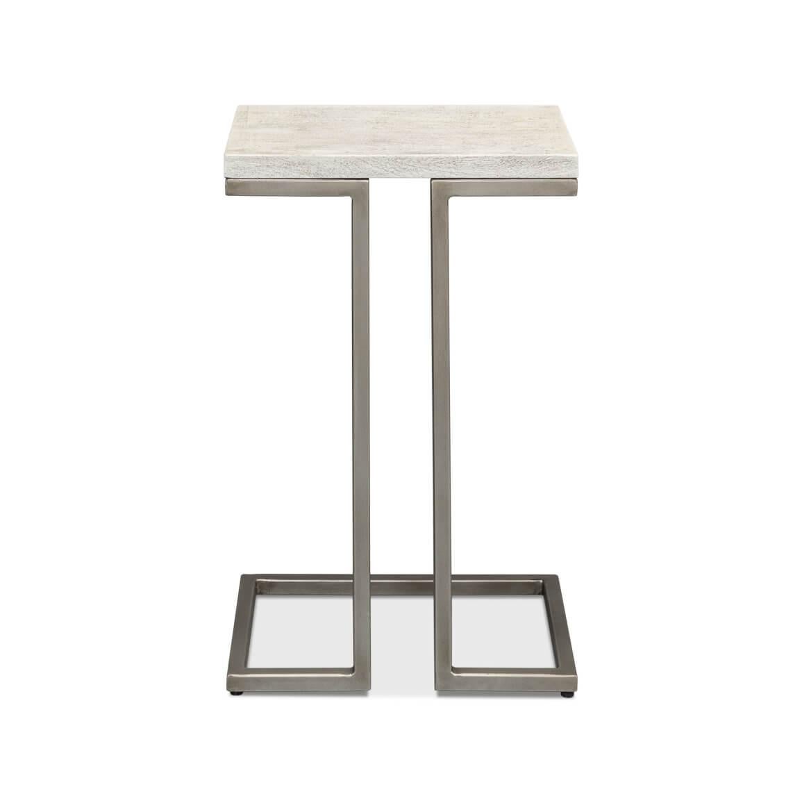 Contemporary Modernist Accent Table For Sale