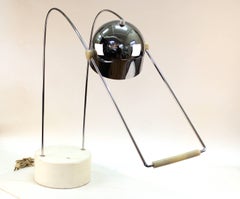 Modernist Adjustable Chrome Desk Lamp