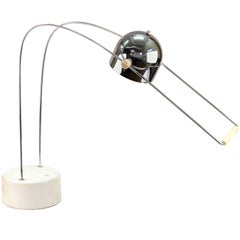 Modernist Adjustable Chrome Desk Lamp