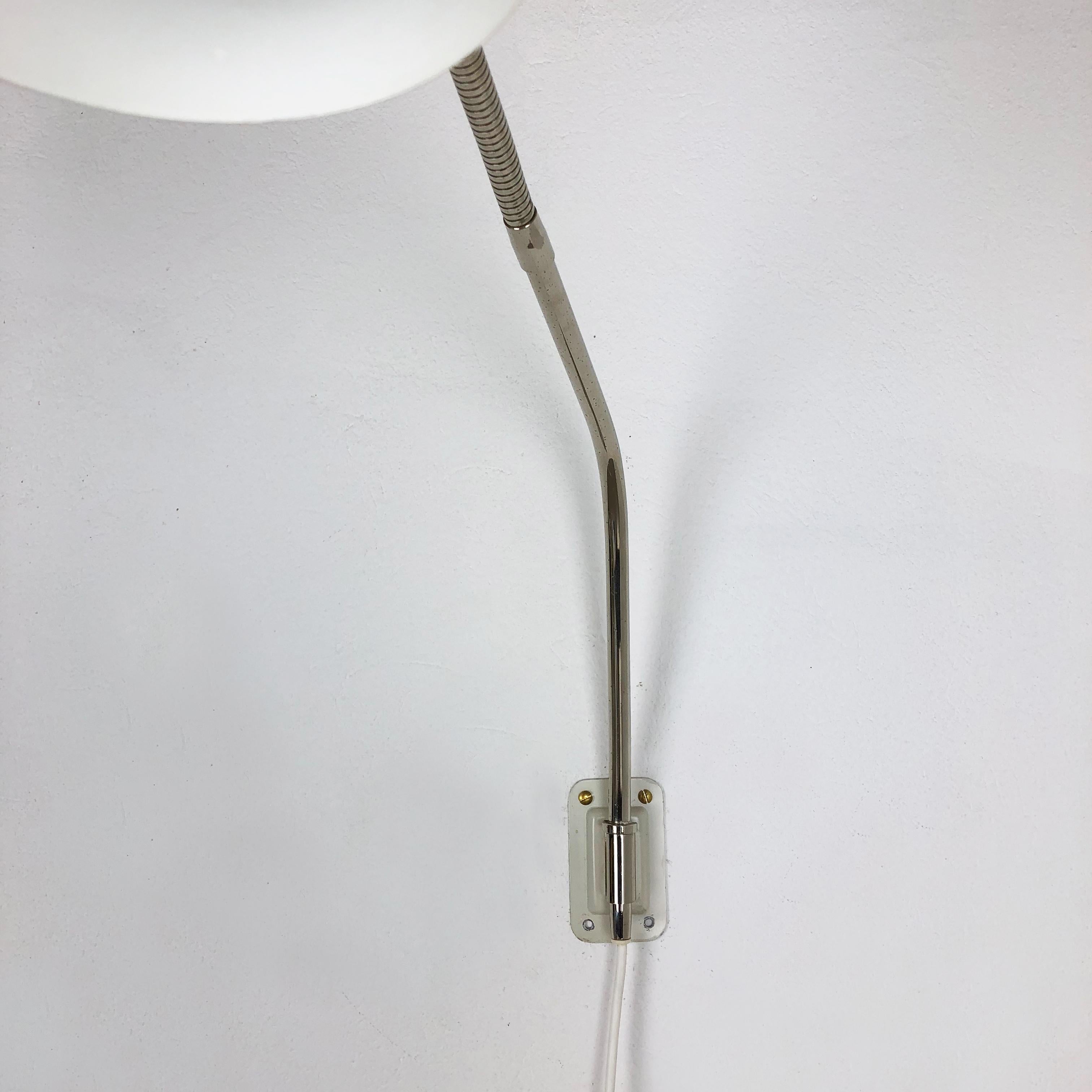 Modernist Adjustable Metal Sputnik Wall Light Kaiser Leuchten, 1960s, Germany For Sale 2