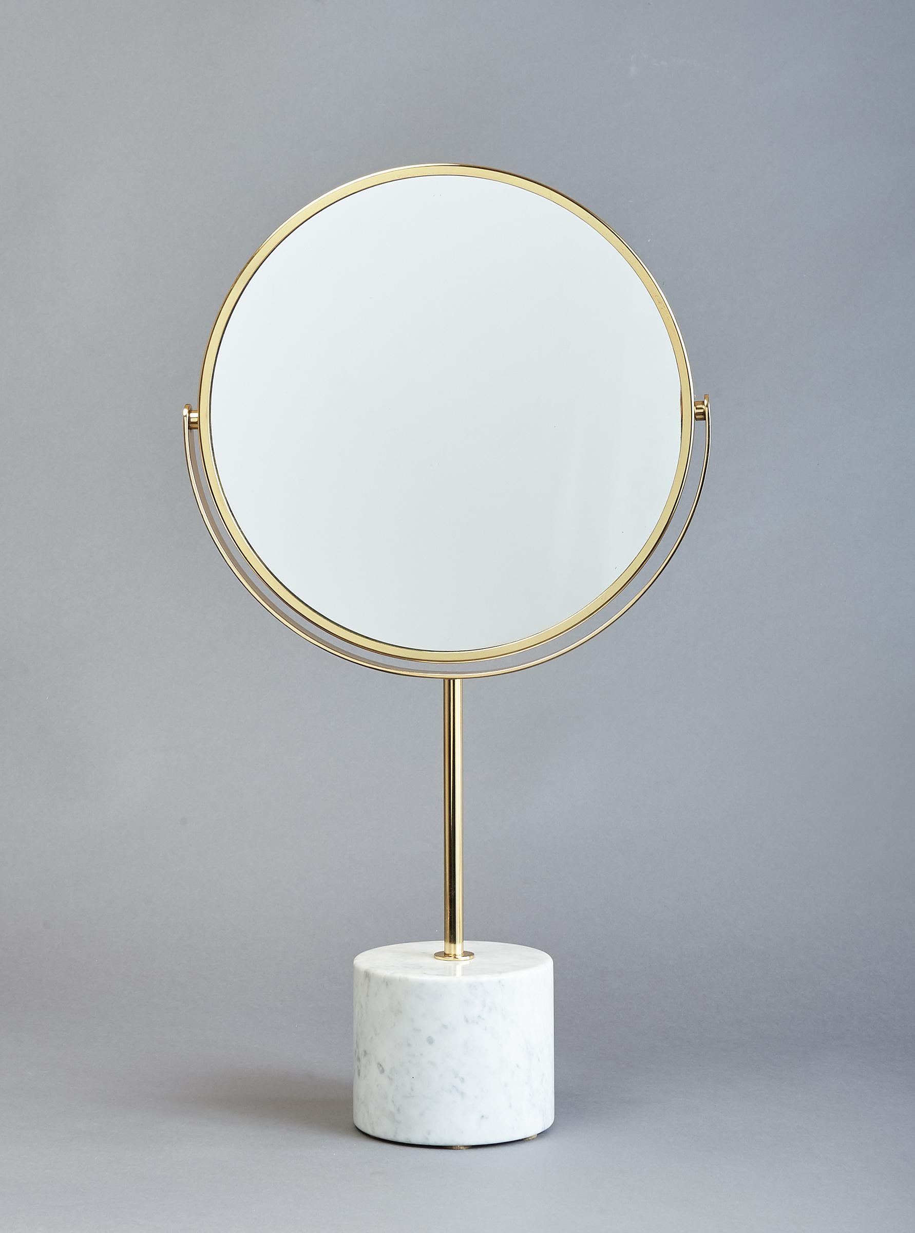 Mid-Century Modern Modernist Adjustable Table Mirror, Italy, 1950's For Sale