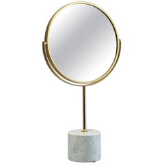 Modernist Adjustable Table Mirror, Italy, 1950's