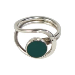 Modernist Agate Ring