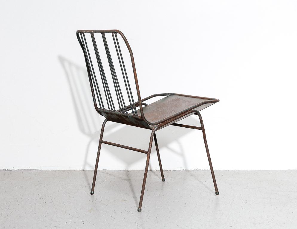 Mid-20th Century Modernist All-Steel Chair