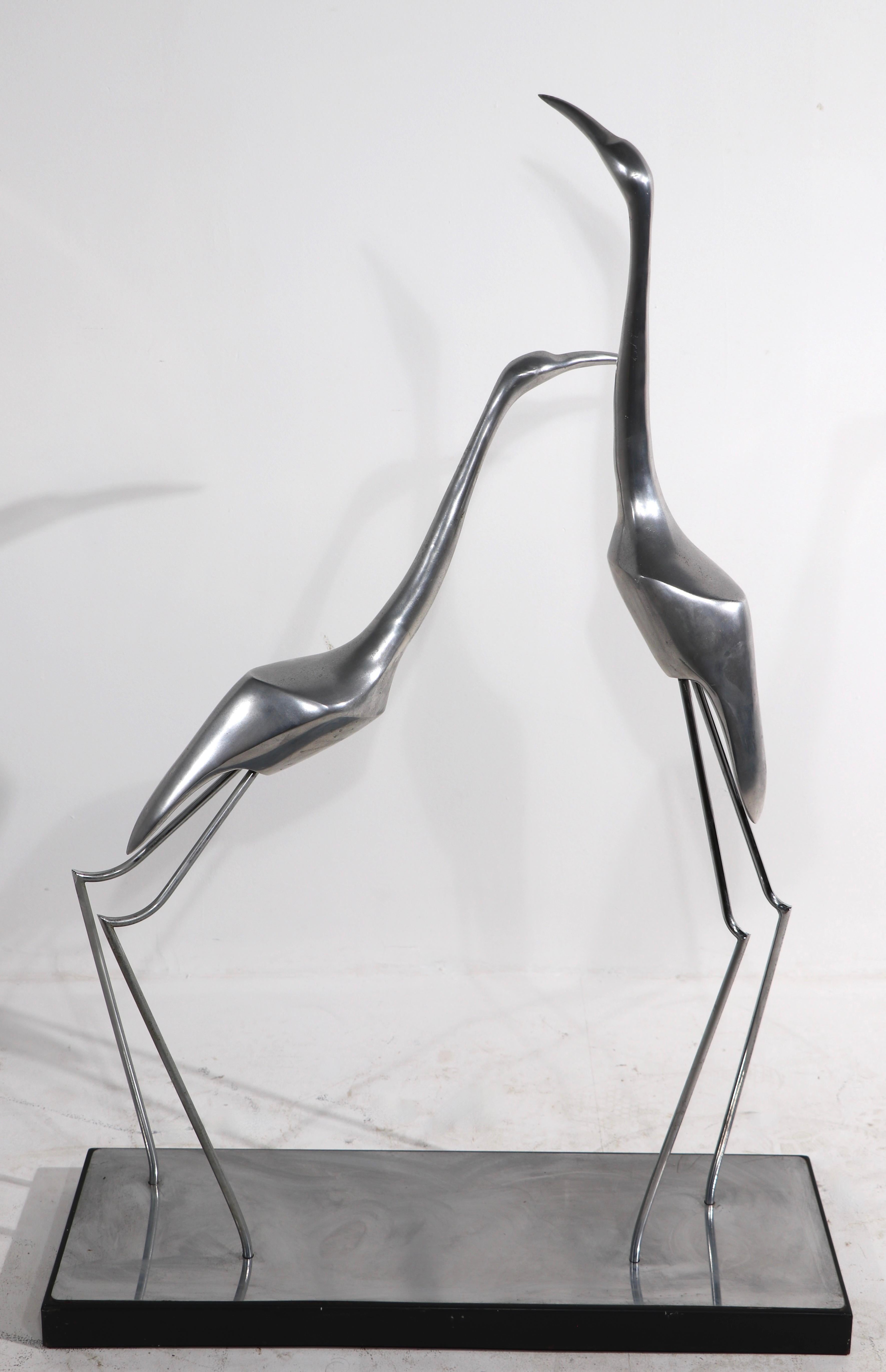 20th Century Modernist Aluminum Bird Sculpture by Jere