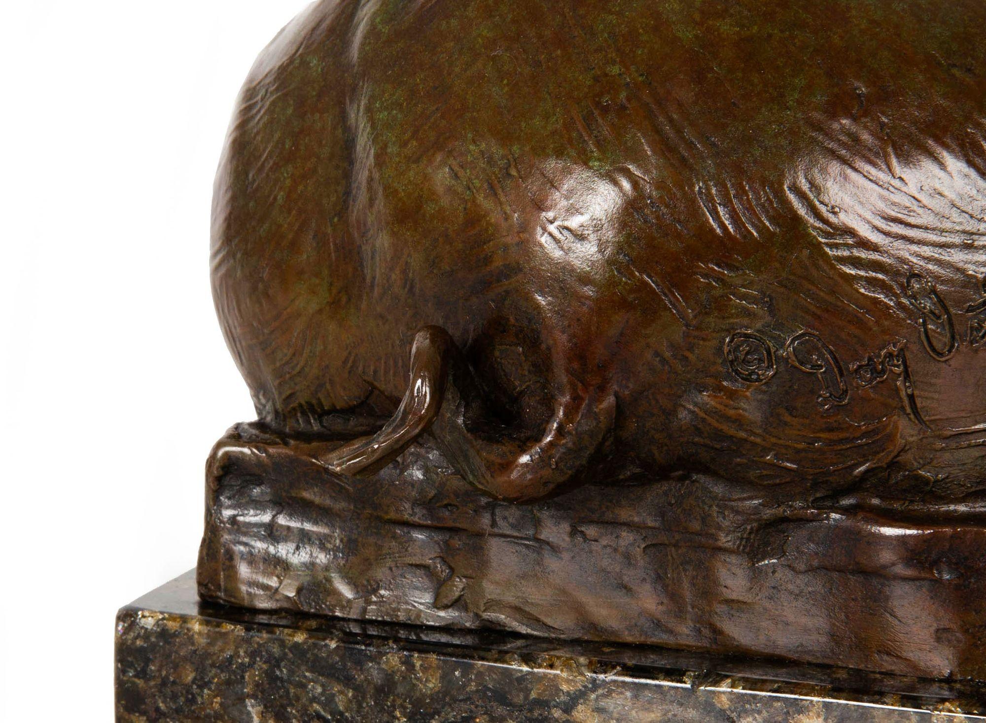 Escultura modernista americana de bronce 