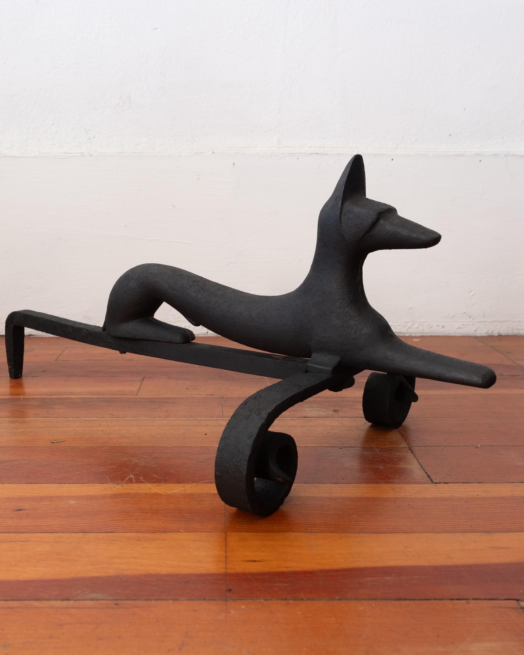 Modernist Andirons Fire Dogs, 1940s 2