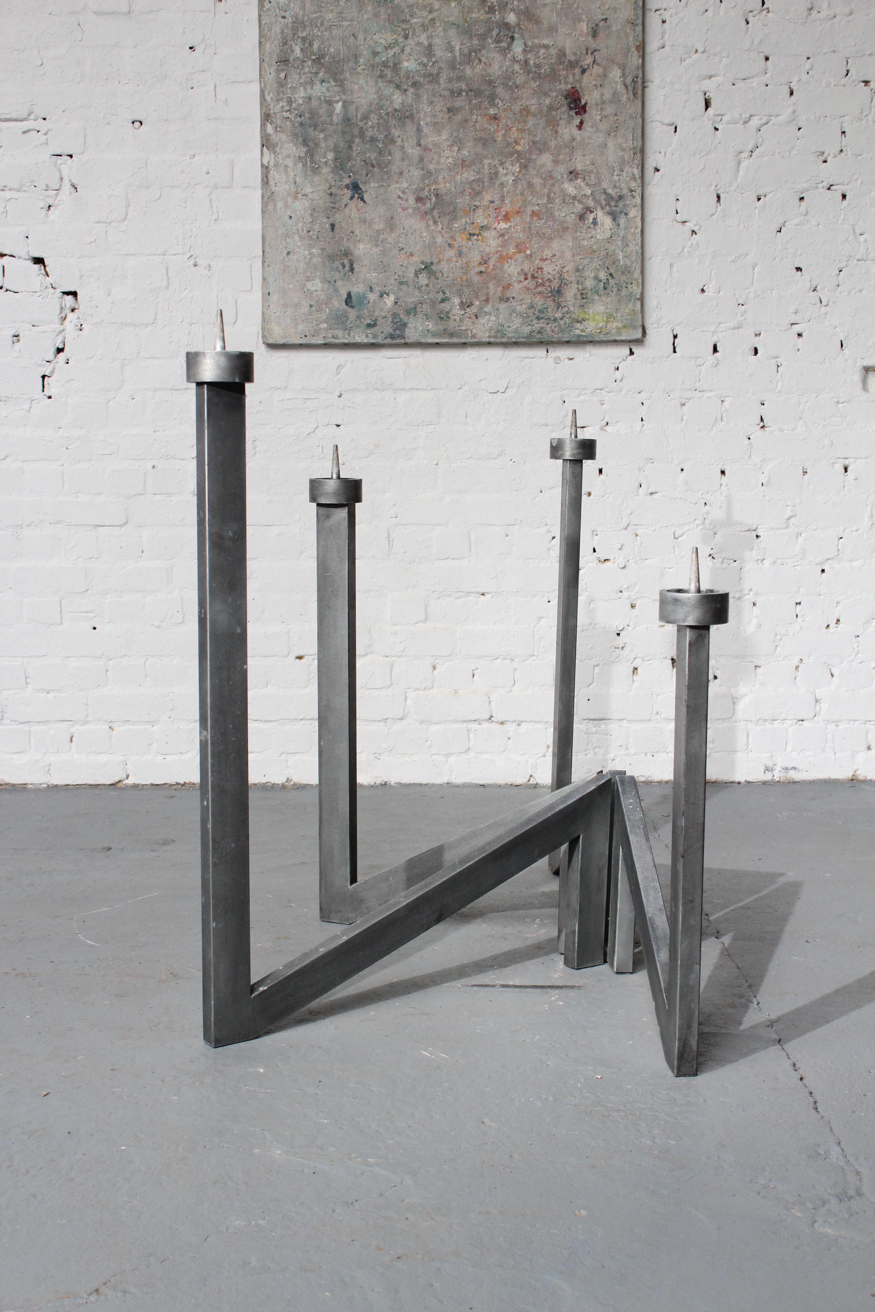 Candelabro arquitectónico modernista de Roger Bonduel Belga en venta