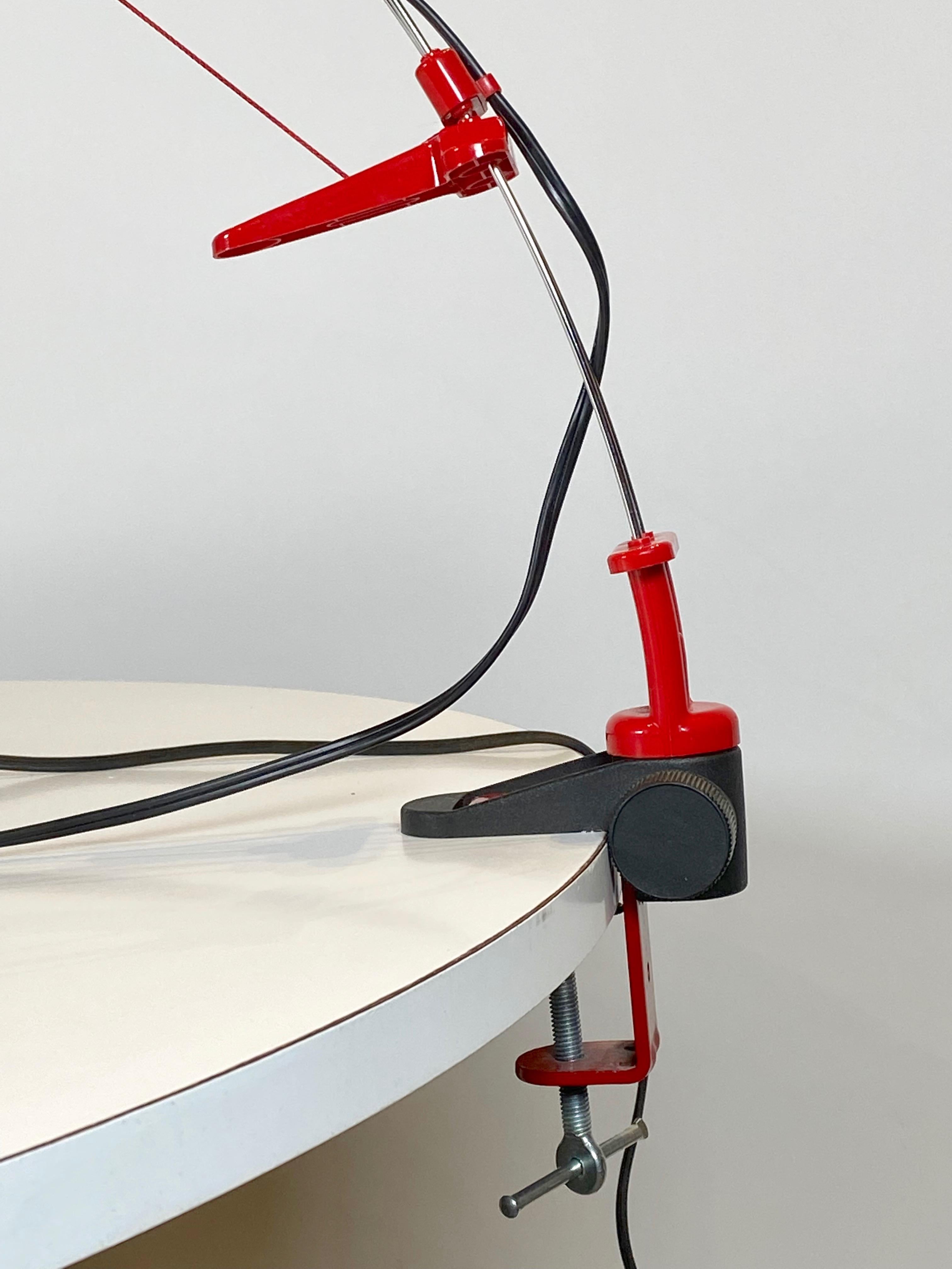Post-Modern Modernist & Architectural / Post Modern Clamp Task Desk Lamp For Sale