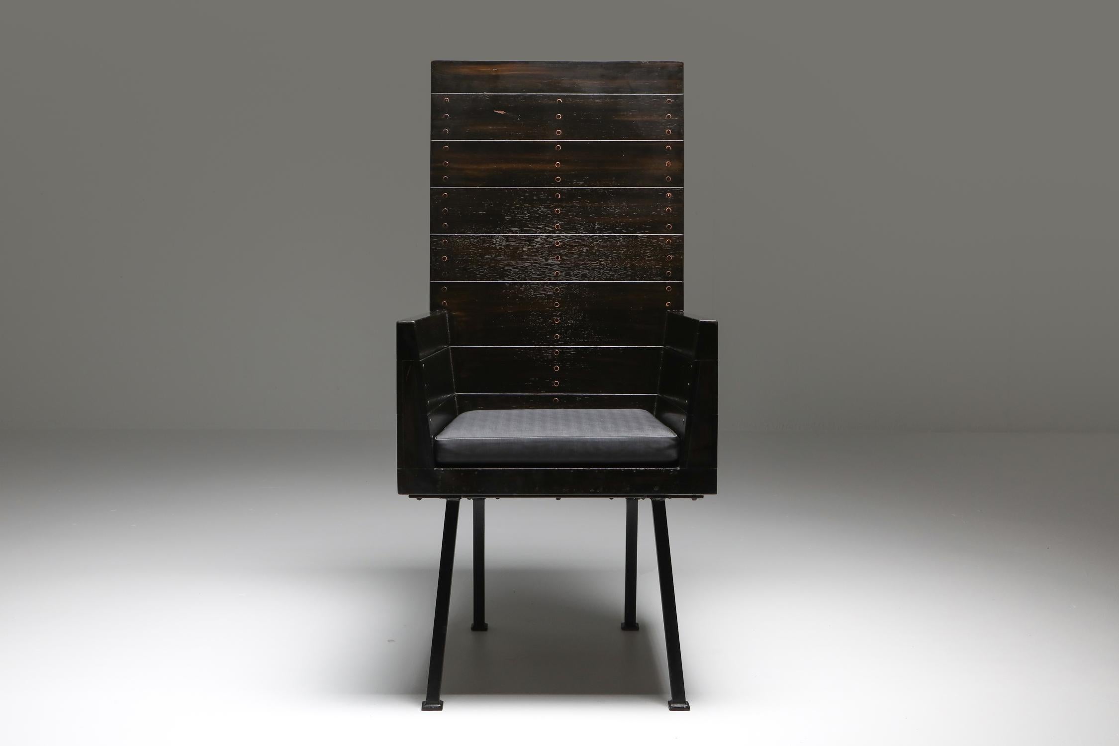 Modernist Armchair by Dom Hans van der Laan, Netherlands, 1960s In Good Condition For Sale In Antwerp, BE