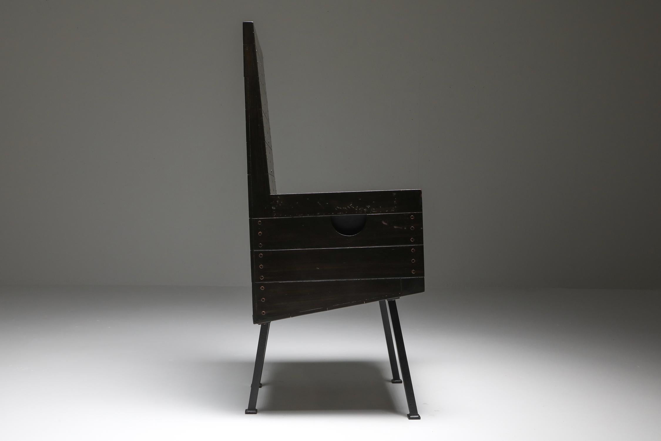 Modernist Armchair by Dom Hans van der Laan, Netherlands, 1960s For Sale 2