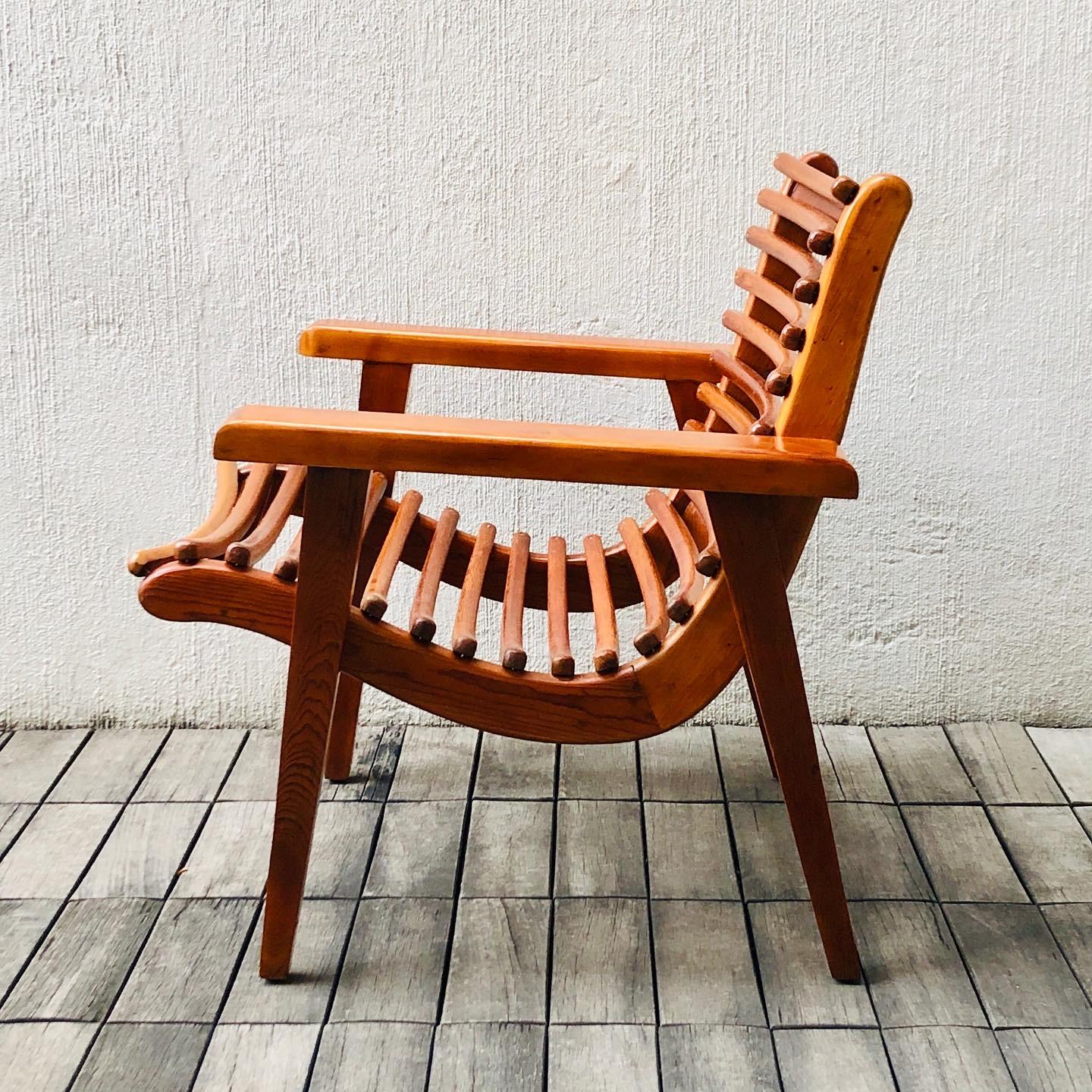 North American Modernist Armchair by M. Van Beuren Set of 2 Pieces