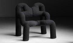 Fauteuil moderniste de Terje Ekstrom, Norvège, vers 1980