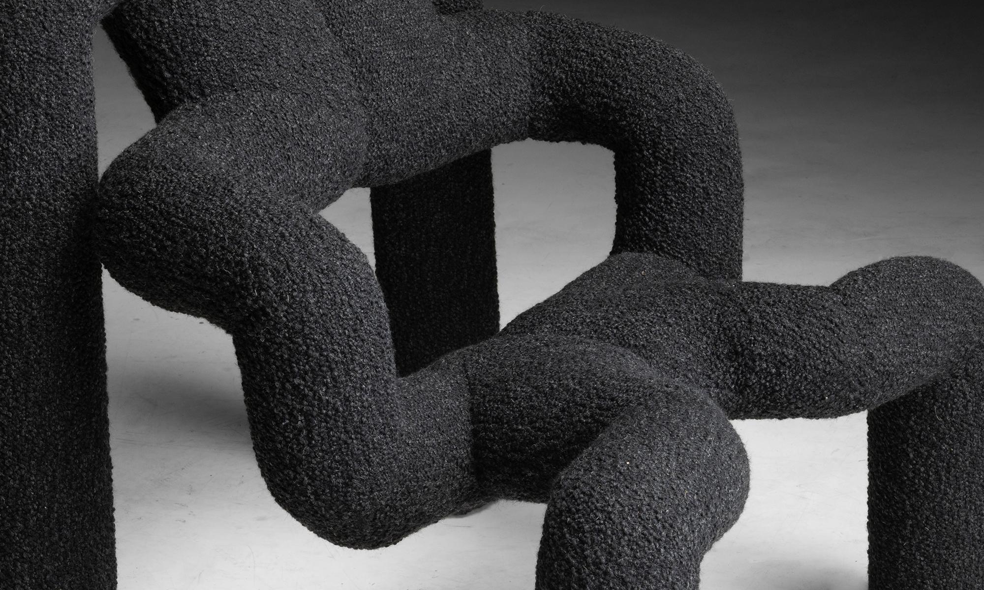 Fauteuil moderniste de Terje Ekstrom, Norvège, vers 1980 Bon état - En vente à Culver City, CA
