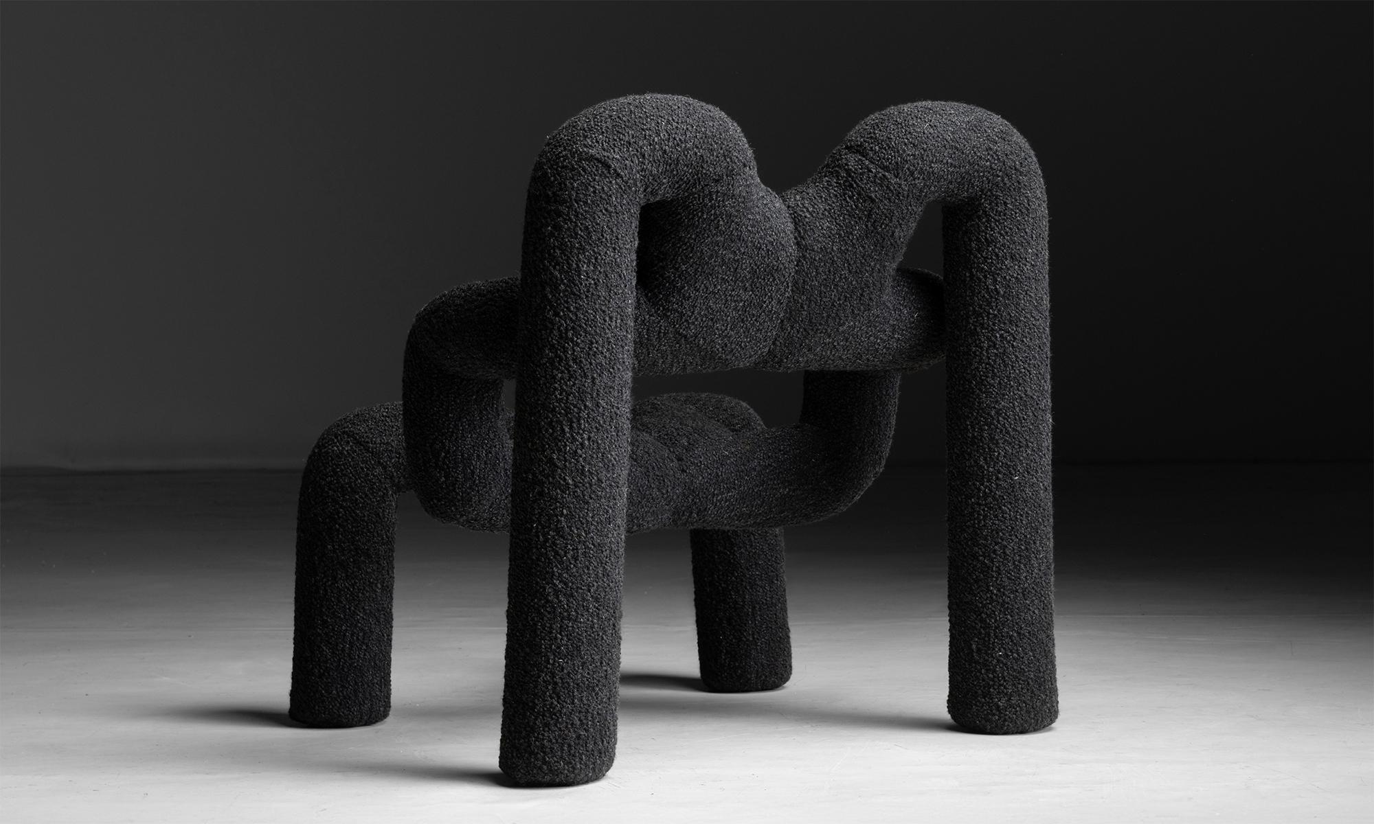 Fin du 20e siècle Fauteuil moderniste de Terje Ekstrom, Norvège, vers 1980 en vente