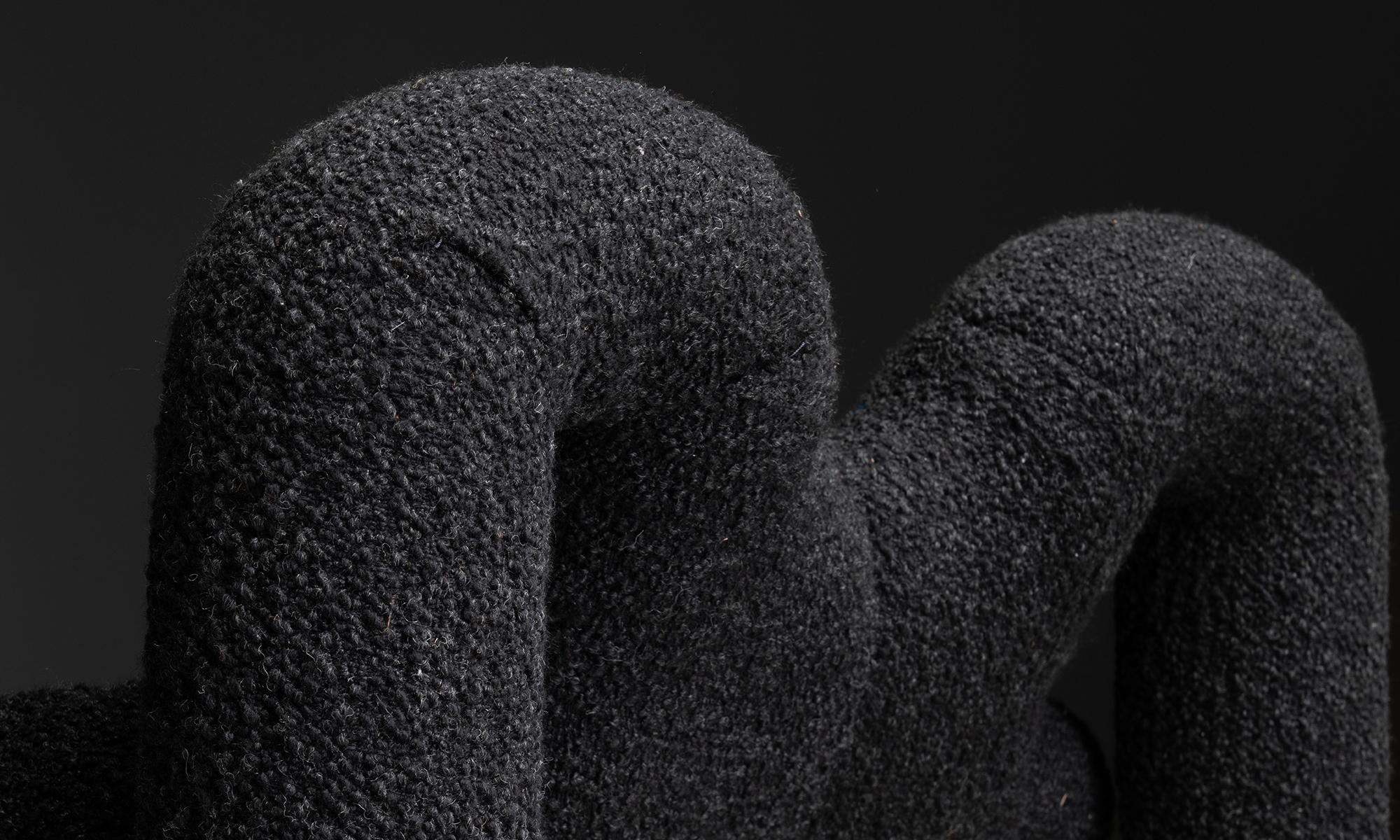 Bouclé Fauteuil moderniste de Terje Ekstrom, Norvège, vers 1980 en vente