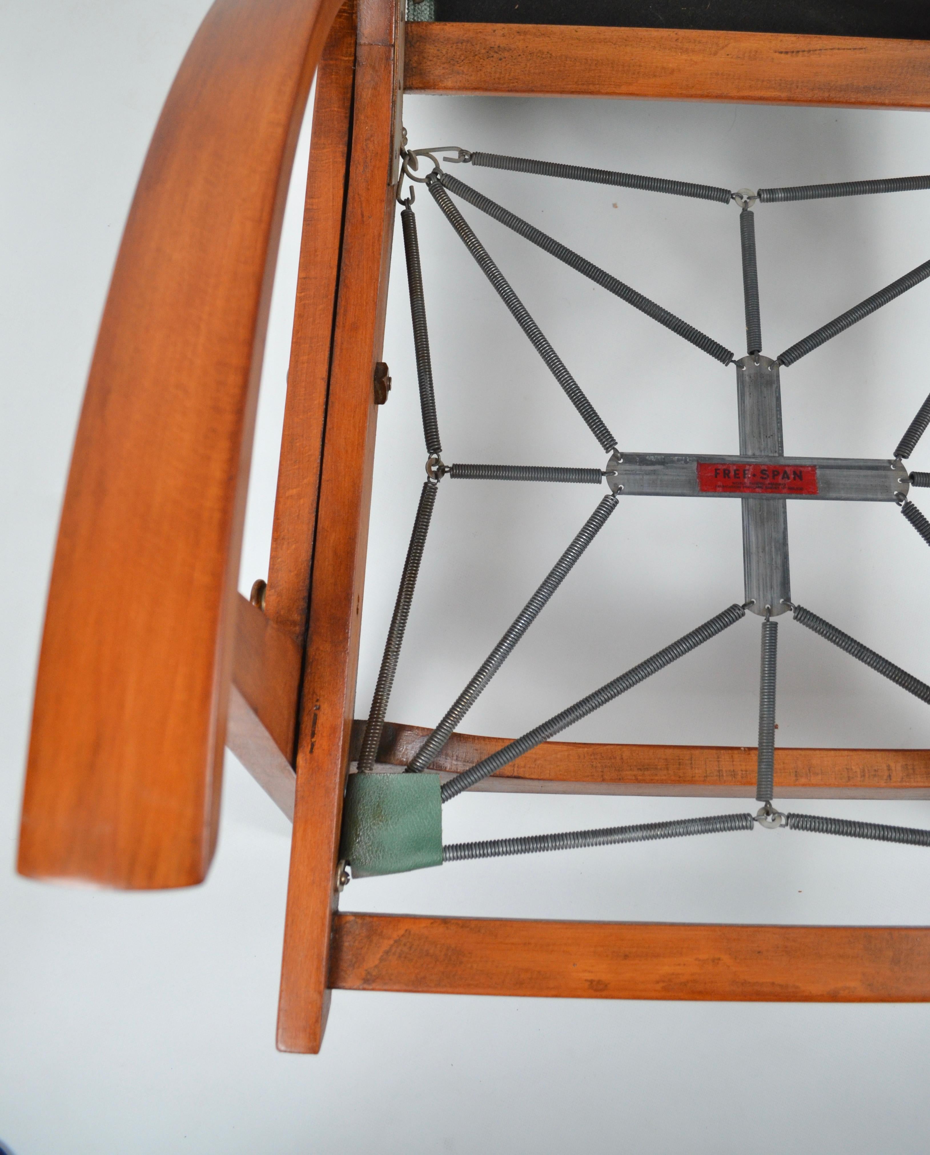 Modernistischer Sessel FS134 mit Ottomane, von Guy Besnard  Freespan, Frankreich, 50er-Jahre  im Angebot 6