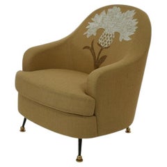 Modernist armchair with a decor made by Dior ( Atelier Vermont)