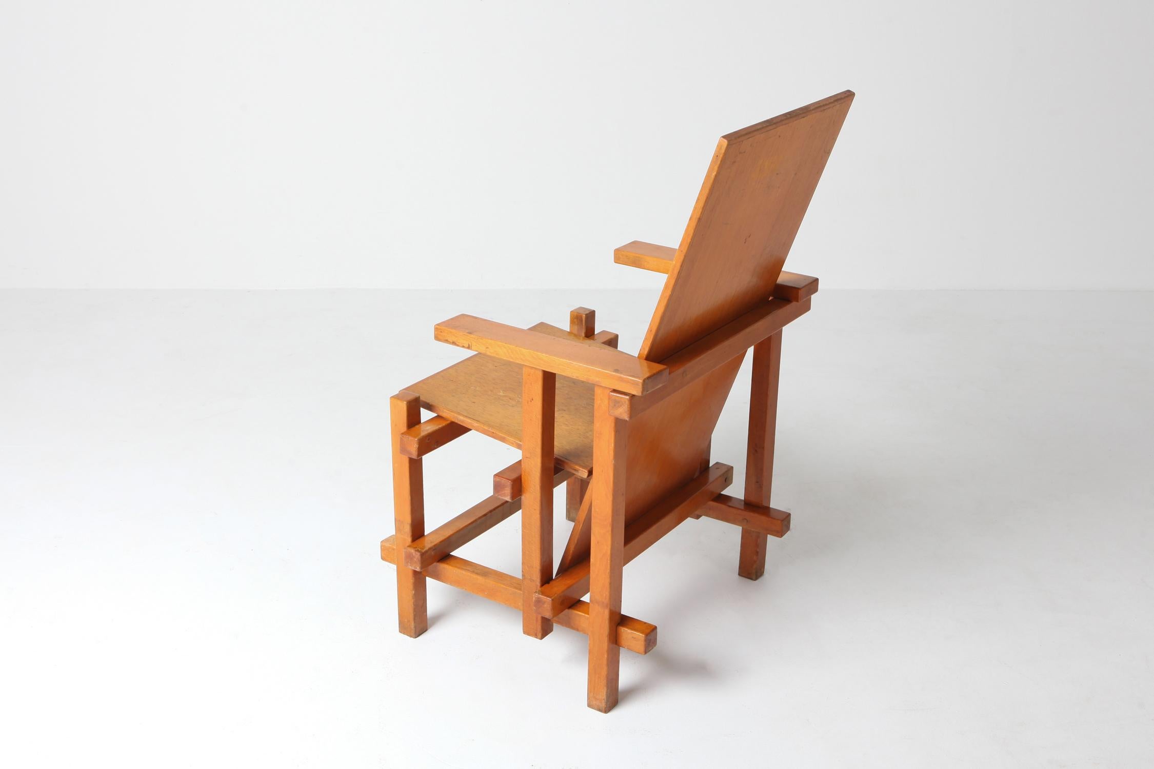 Modernist Armchairs Attributed to Gerrit Rietveld 1
